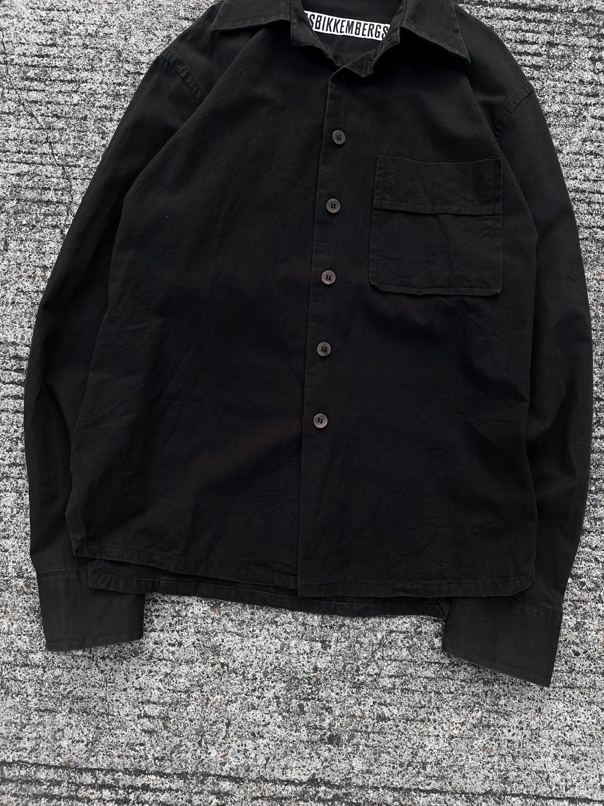 Dirk Bikkembergs Dirk Bikkembergs Black Cotton Shirts Size US S / EU 44-46 / 1 - 6 Thumbnail