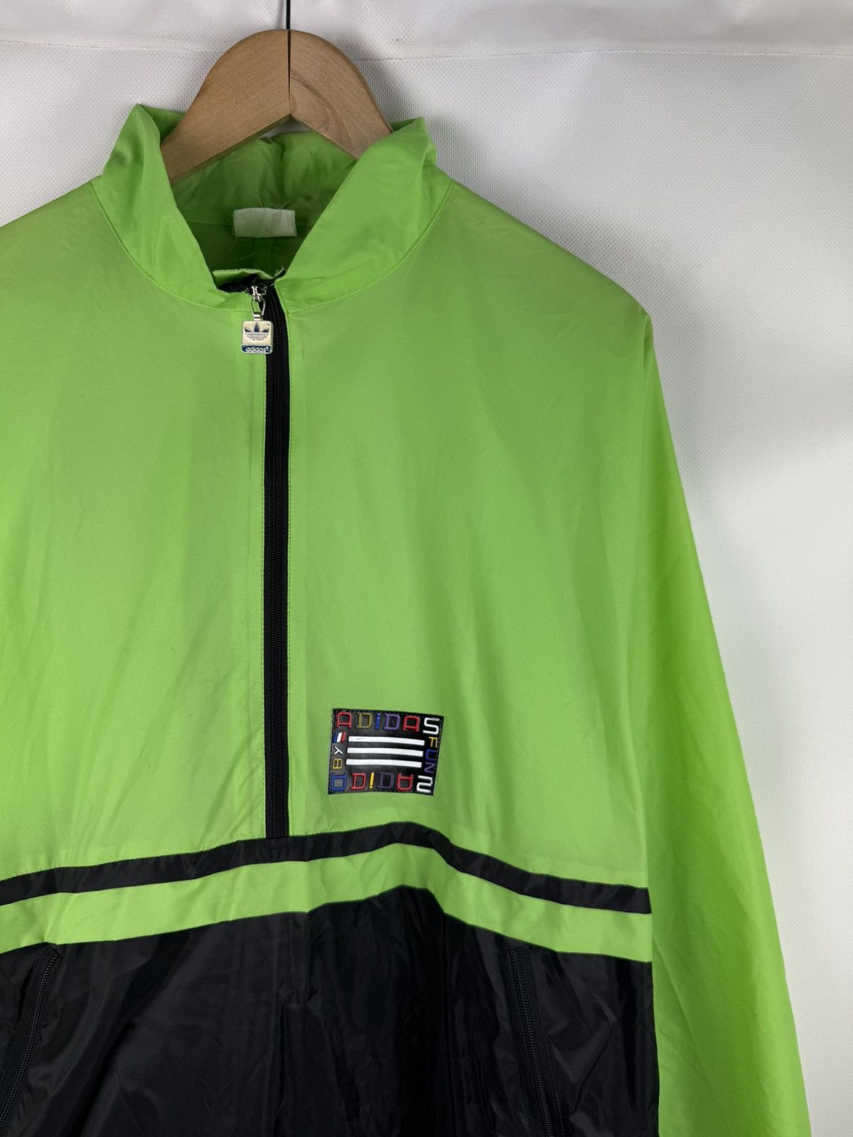 Adidas Adidas Ventex VTG Nylon Hooded Anorak Windbreaker Jacket Size US M / EU 48-50 / 2 - 3 Thumbnail