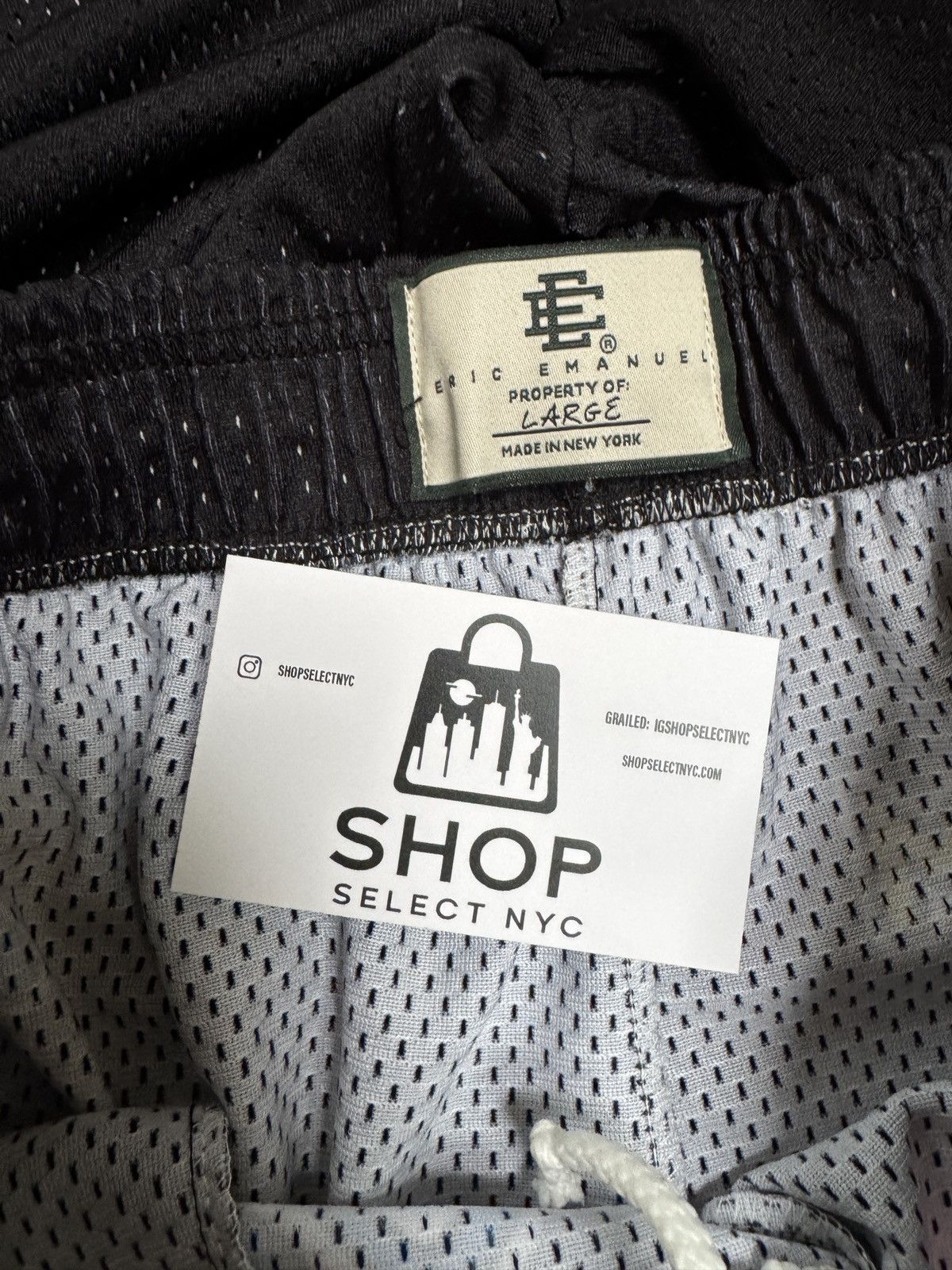 Eric Emanuel × Matty Boy BRAND NEW ERIC EMANUEL X MATTY BOY BLACK SWEATSHORTS Size US 34 / EU 50 - 3 Thumbnail