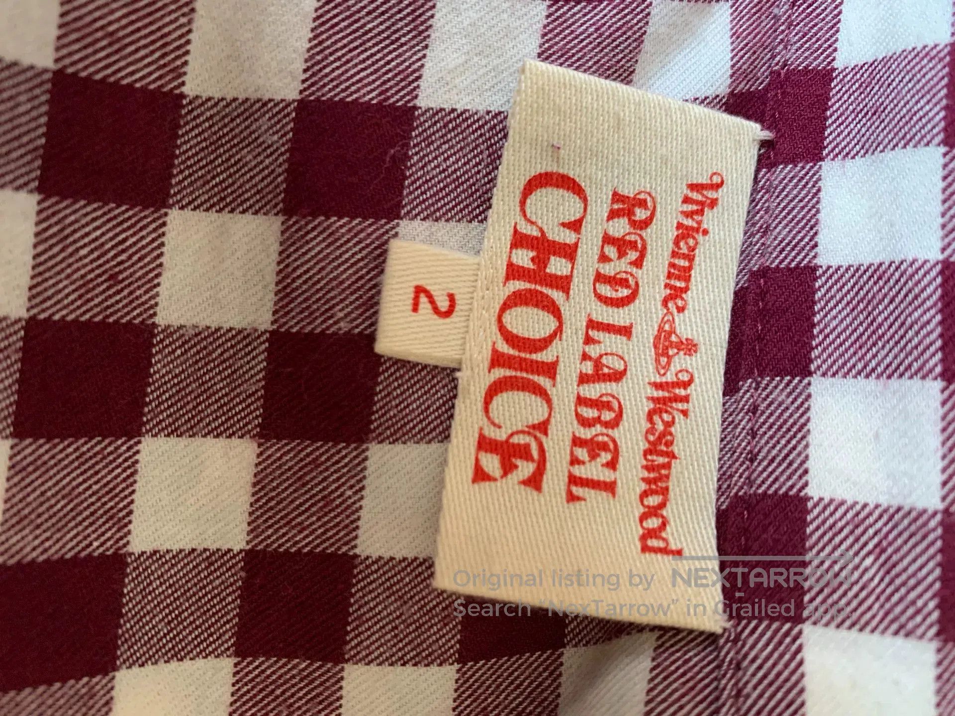Vivienne Westwood vivienne westwood red check bow blouse. Size M / US 6-8 / IT 42-44 - 5 Thumbnail