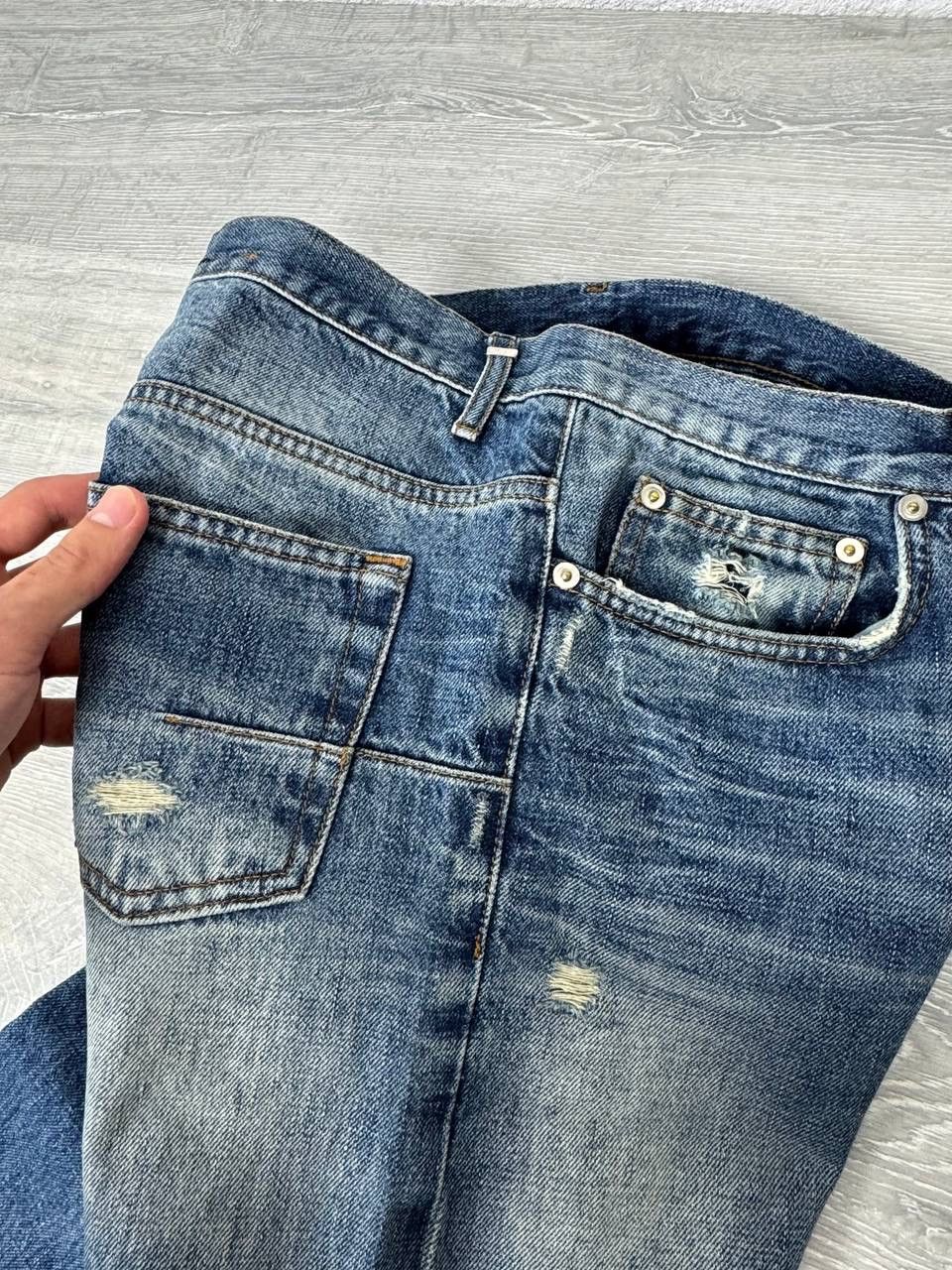 Dior Dior Hedi Slimane Distressed Denim Pants Size US 31 - 21 Thumbnail
