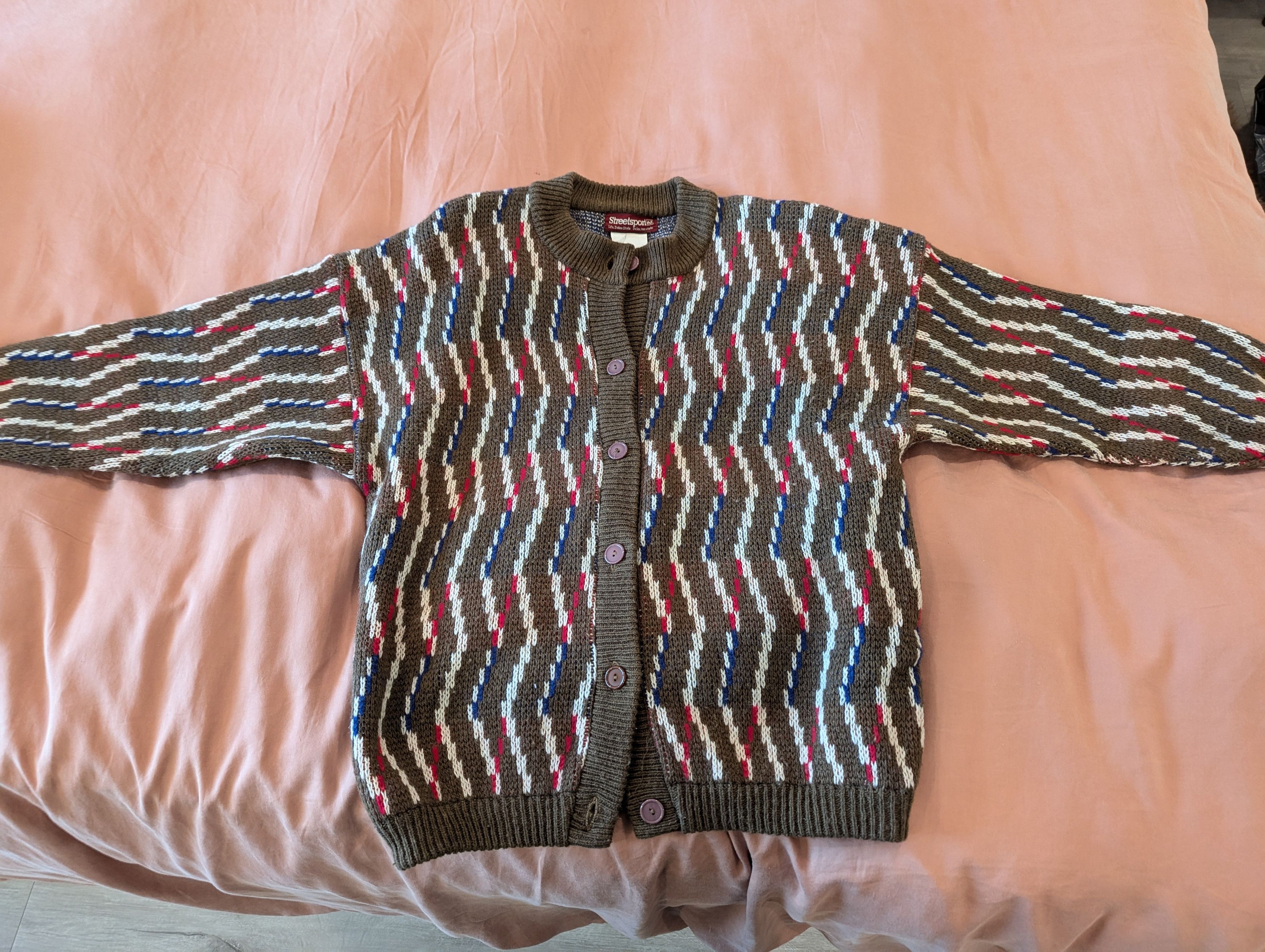 Vintage Vintage Streetsport Wool Cardigan Size US S / EU 44-46 / 1 - 4 Thumbnail