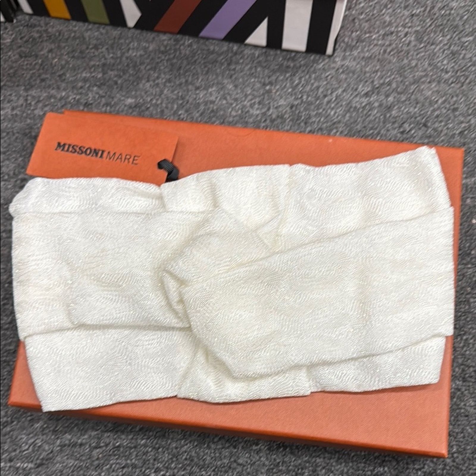 Missoni NWT Missoni Mare White headband Size ONE SIZE - 1 Thumbnail