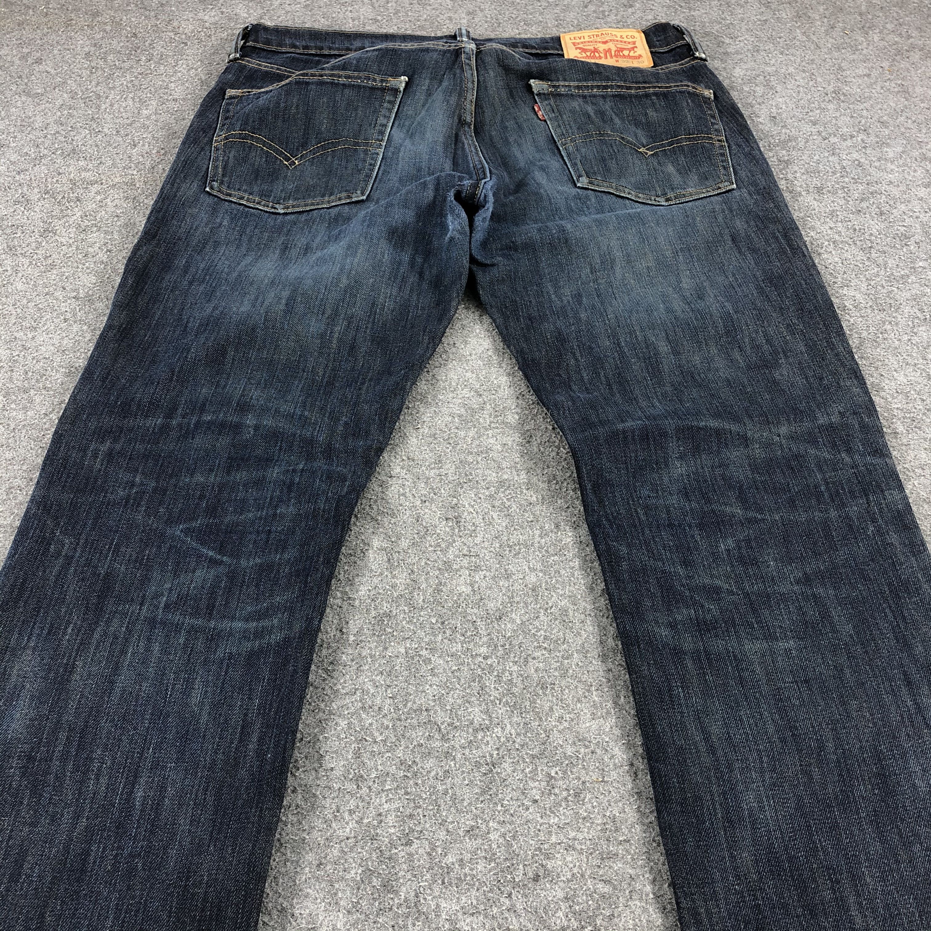 Levi's Blue wash Vintage Levis 511 Jeans Distressed Denim-J1114 Size US 34 / EU 50 - 4 Thumbnail
