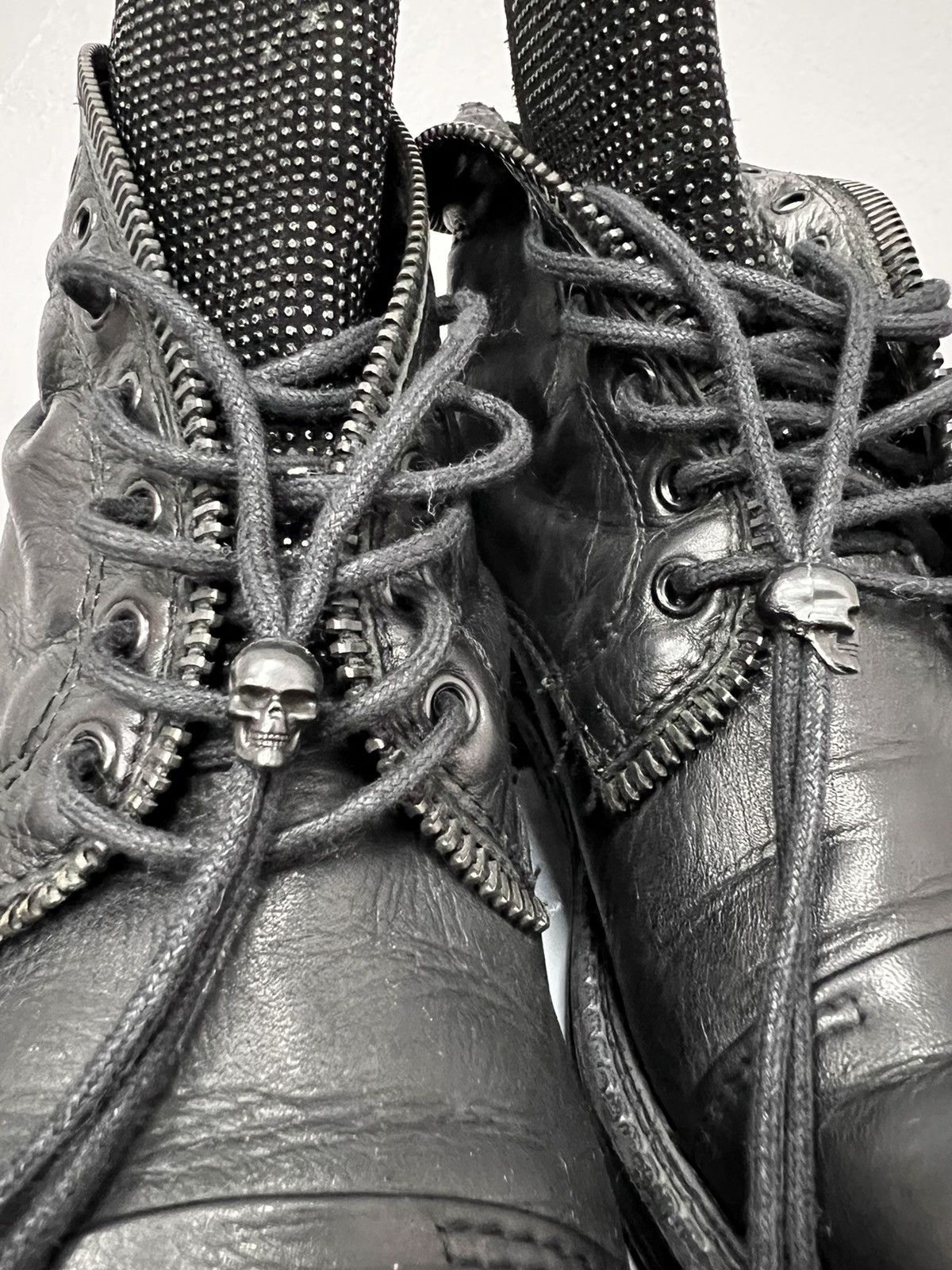 Vintage 90s Vintage Leather Cowboy Boots Western shoes GUIDI STYLE Size US 7.5 / EU 40-41 - 15 Thumbnail