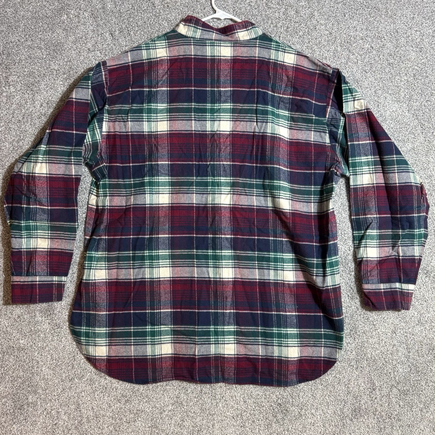 CO Vermont Flannel Co 1/4 Button Shirt Womens XL Grunge Heavy Oversize Western Plaid Multicolor Long Sleeve Mens? Womens? Wait. Size XL / US 12-14 / IT 48-50 - 8 Thumbnail