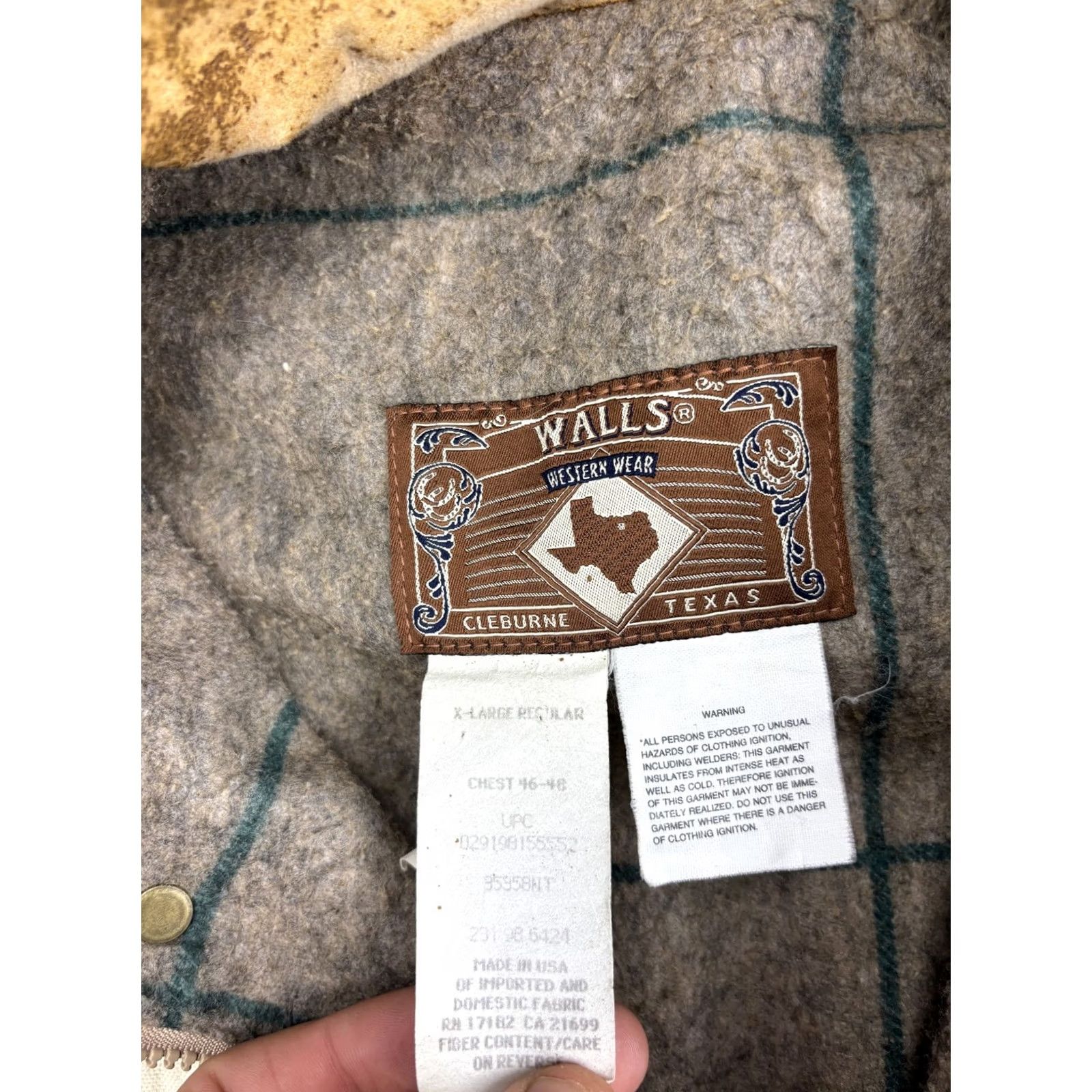 Walls VINTAGE Walls Western Wear Jacket Mens XL White Canvas Lined Parka USA Workwear Size US XL / EU 56 / 4 - 2 Thumbnail