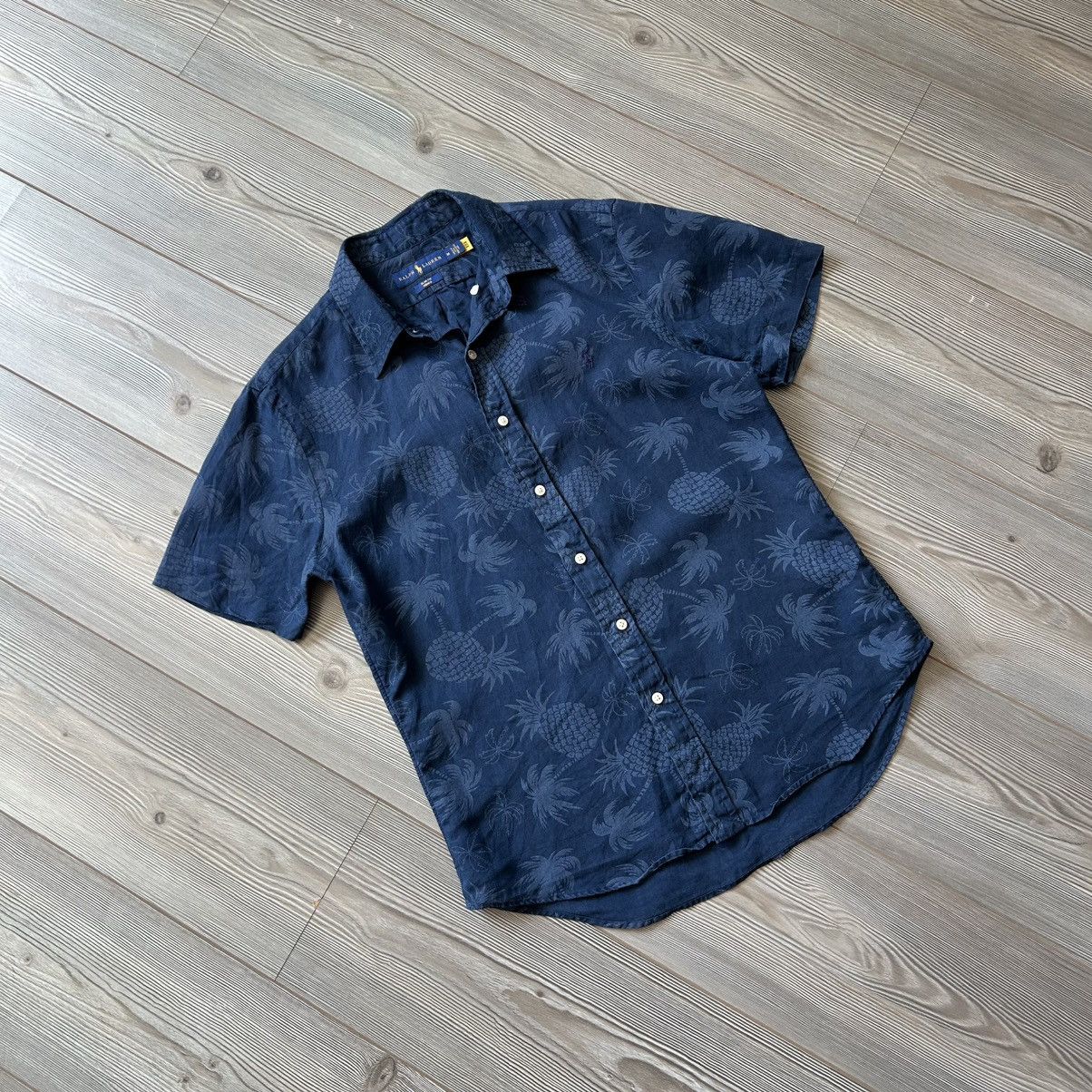 Polo Ralph Lauren Polo Ralph Lauren Linen Hawaiian Shirt Size US M / EU 48-50 / 2 - 8 Thumbnail