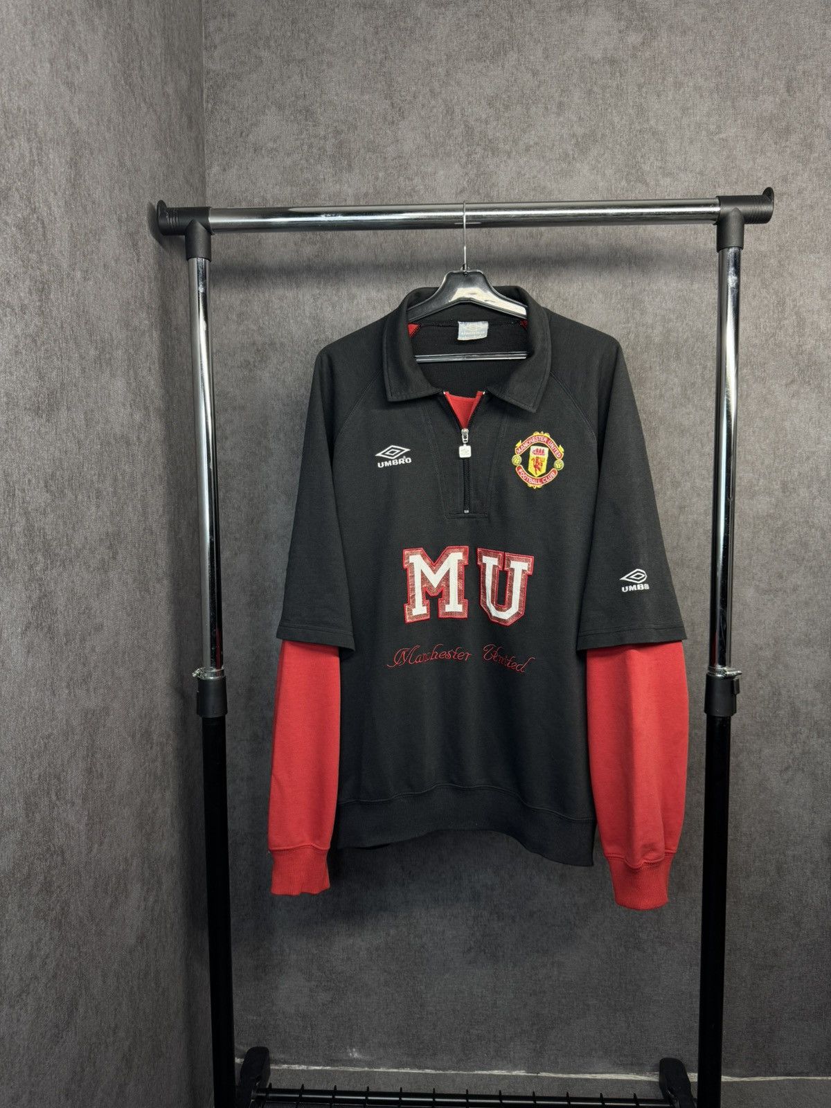 Umbro × Vintage Vintage Umbro Manchester United sweatshirt jersey MU Size US XXL / EU 58 / 5 - 1 Thumbnail