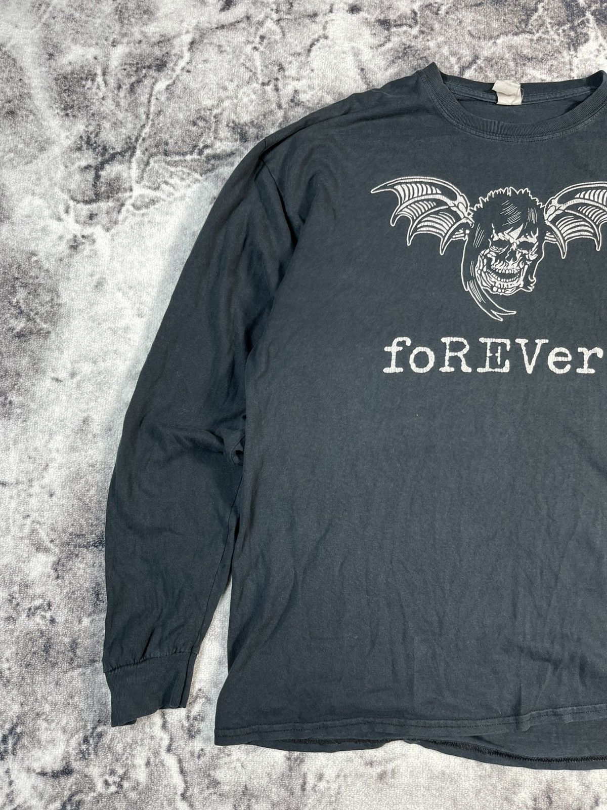 Vintage Vintage Forever Skull Graphic Long Sleeve Tee XL Size US XL / EU 56 / 4 - 2 Thumbnail