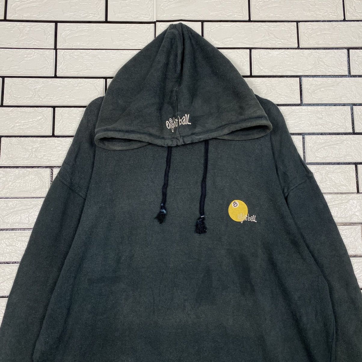 Vintage 📌Vintage Hoodie Anorak Pull Over 8 Eight Balls Streetwear Size US M / EU 48-50 / 2 - 4 Thumbnail