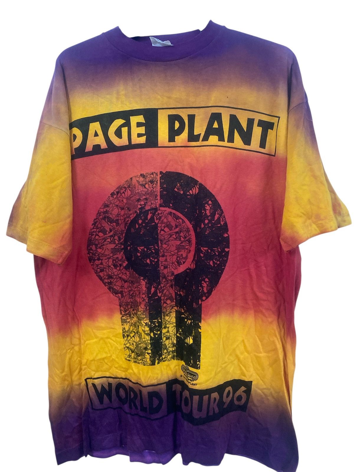 Band Tees Vintage robert plant jimmy page 90s Size US XL / EU 56 / 4 - 1 Thumbnail