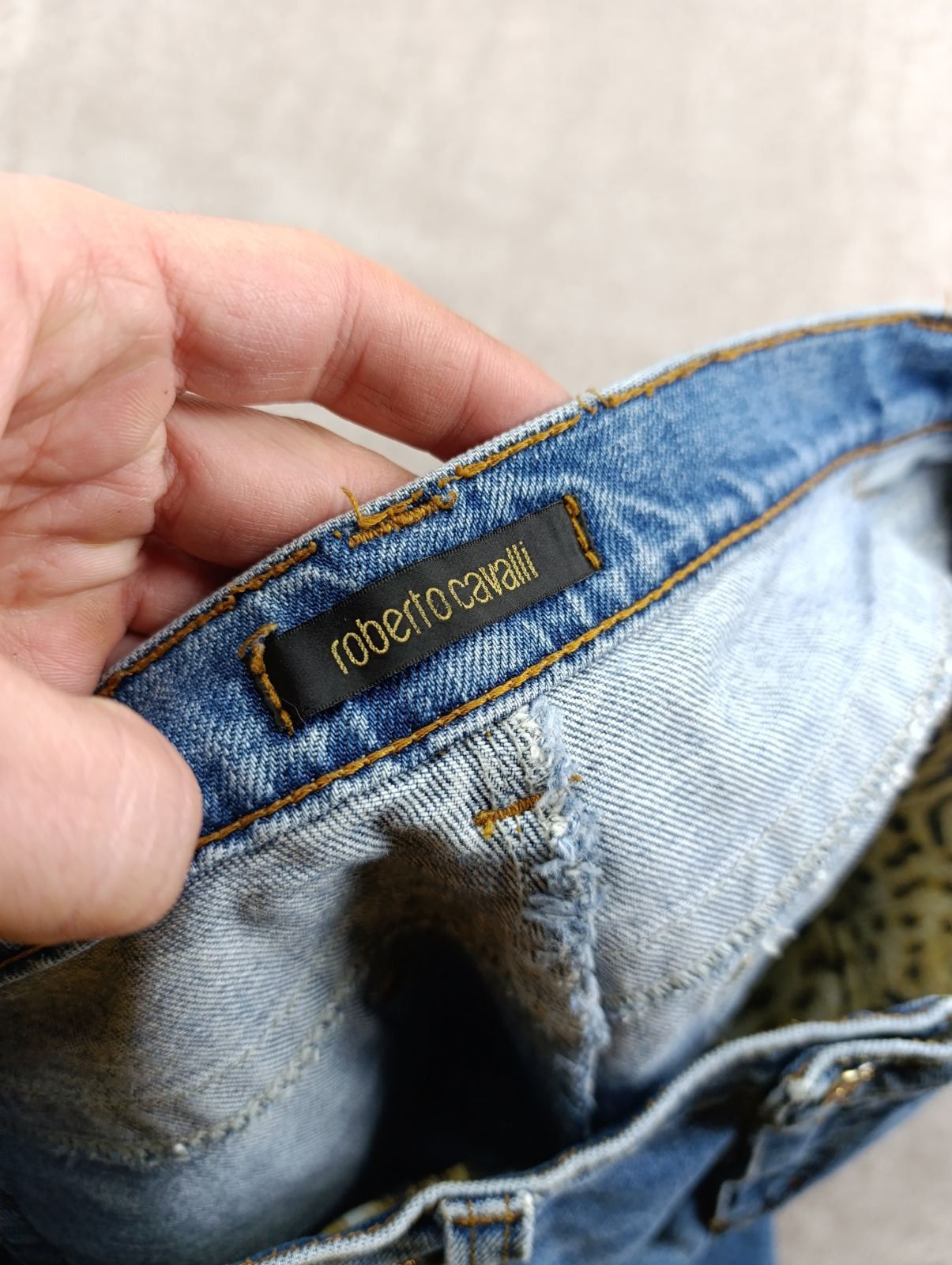 Roberto Cavalli ROBERTO CAVALLI WOMENS 2007 DENIM JEANS PANTS Size 32" / US 10 / IT 46 - 10 Thumbnail