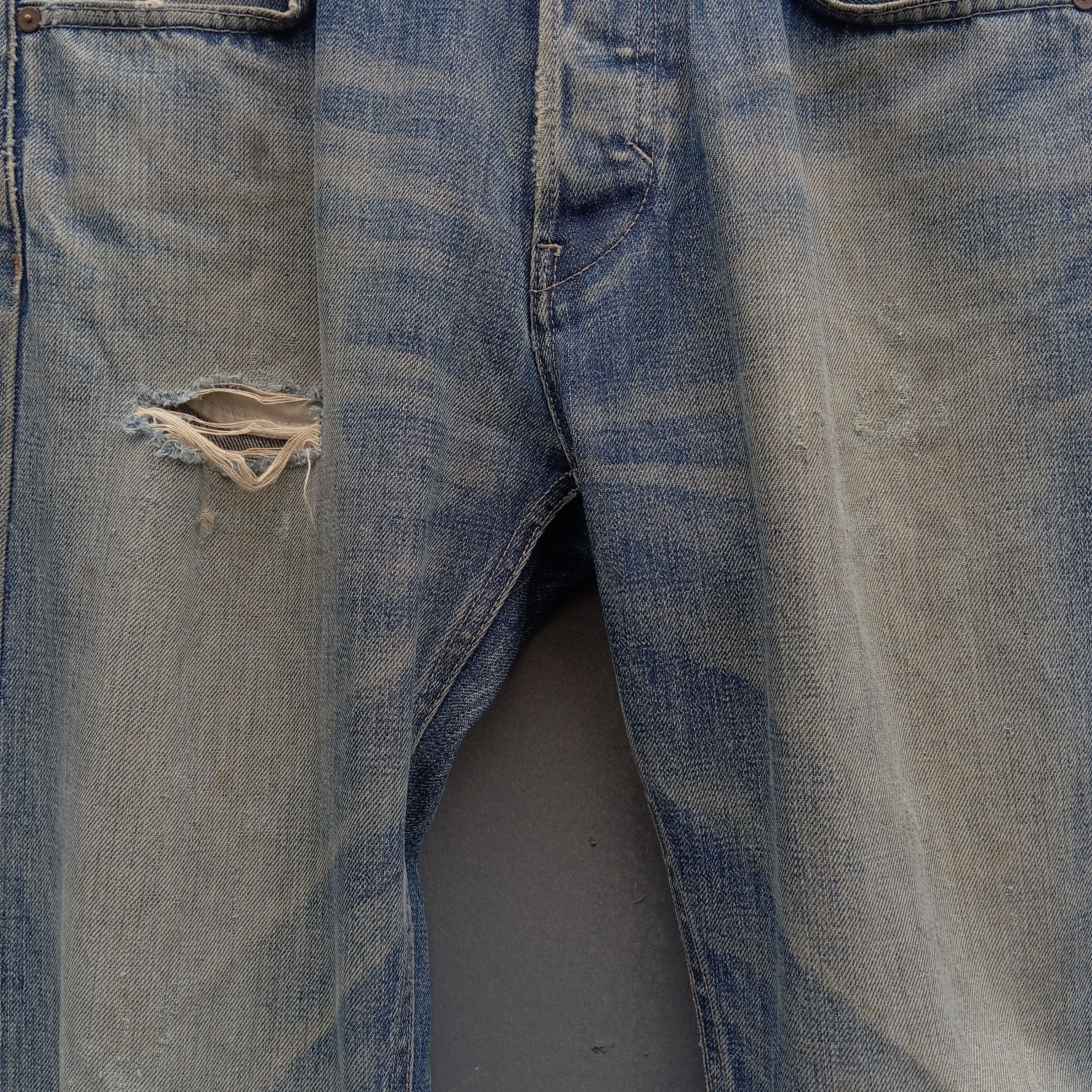Adidas Adidas conductor distressed denim selvedge trousers Size US 30 / EU 46 - 8 Thumbnail
