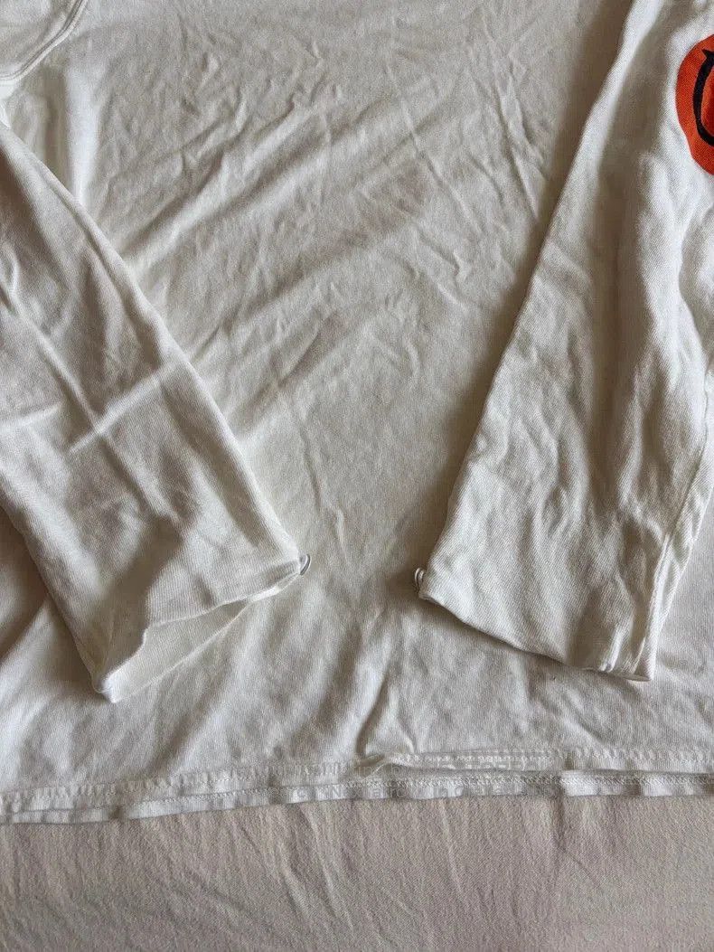 Kapital KAPITAL White Long Sleeve T-Shirt with Smiley Size US M / EU 48-50 / 2 - 4 Thumbnail