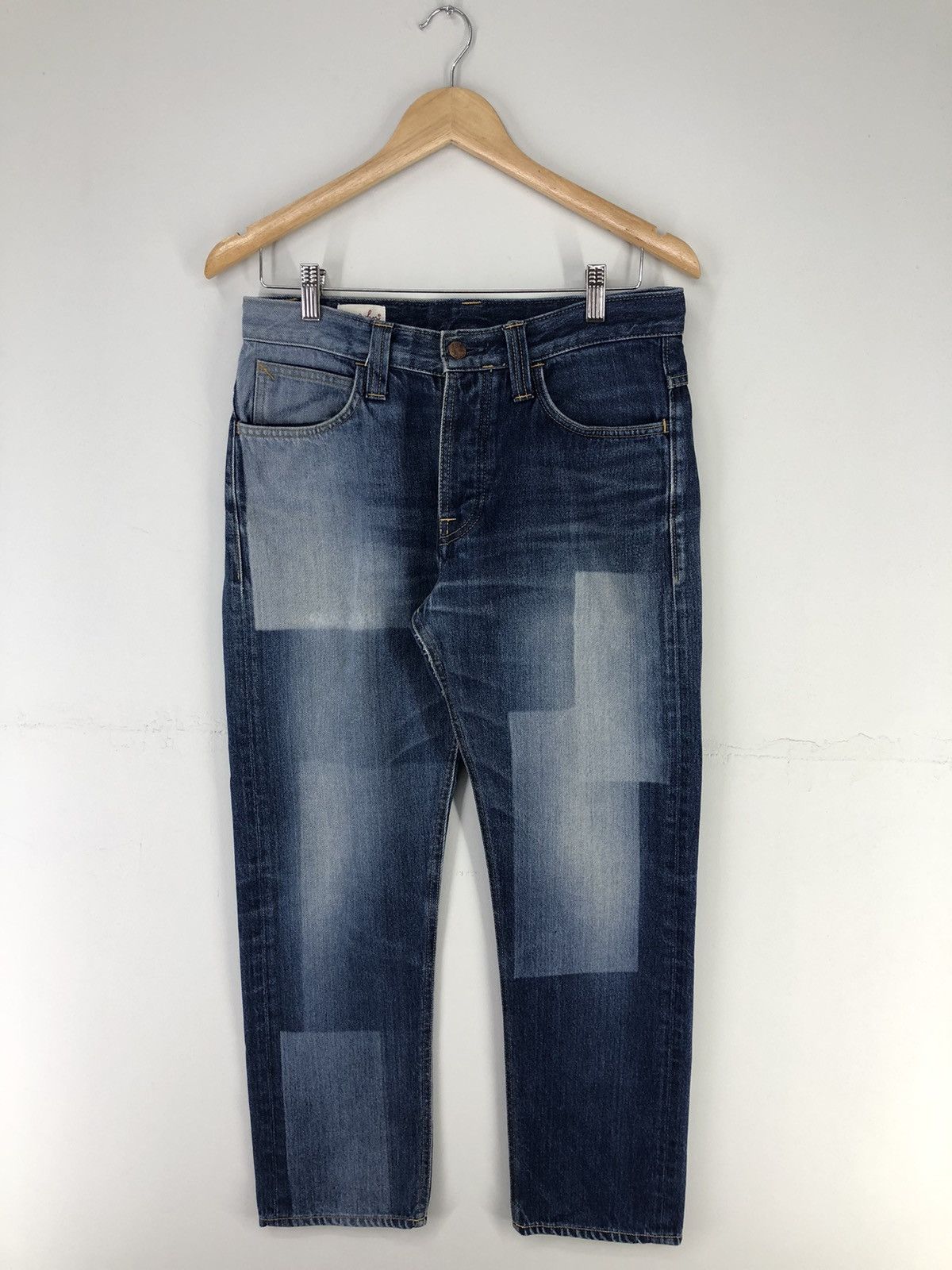 image of Big John Faded Blue Jeans Nice Design, Men's (Size 30)