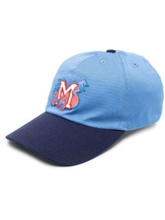 image of Marni O1W1Db10524 Size: Os / Logo Baseball Cap In Light Blue, Women's