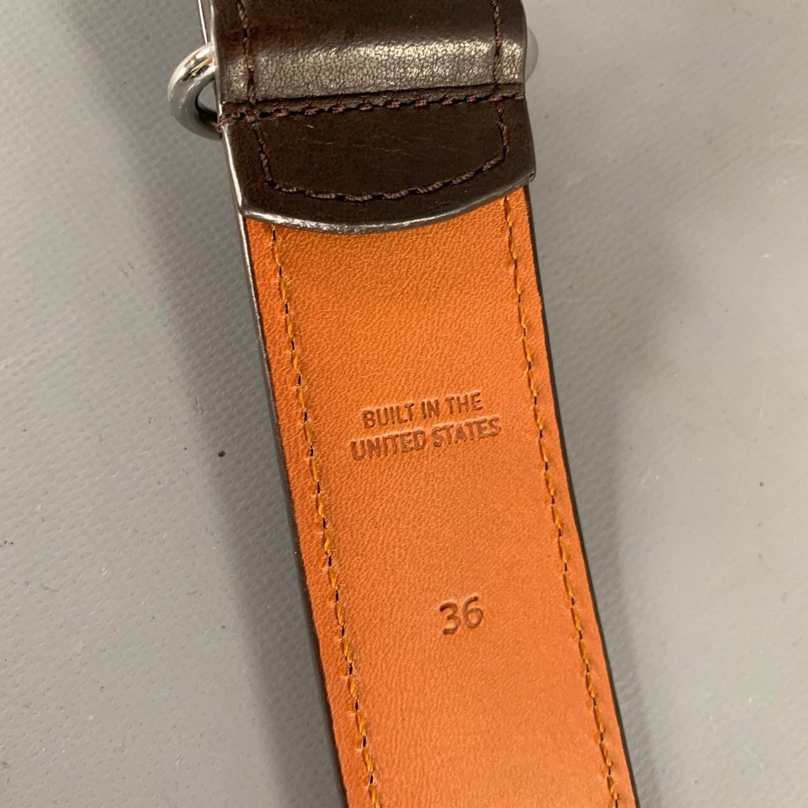 Shinola SHINOLA Size 36 Black Leather Belt Size 36 - 5 Thumbnail