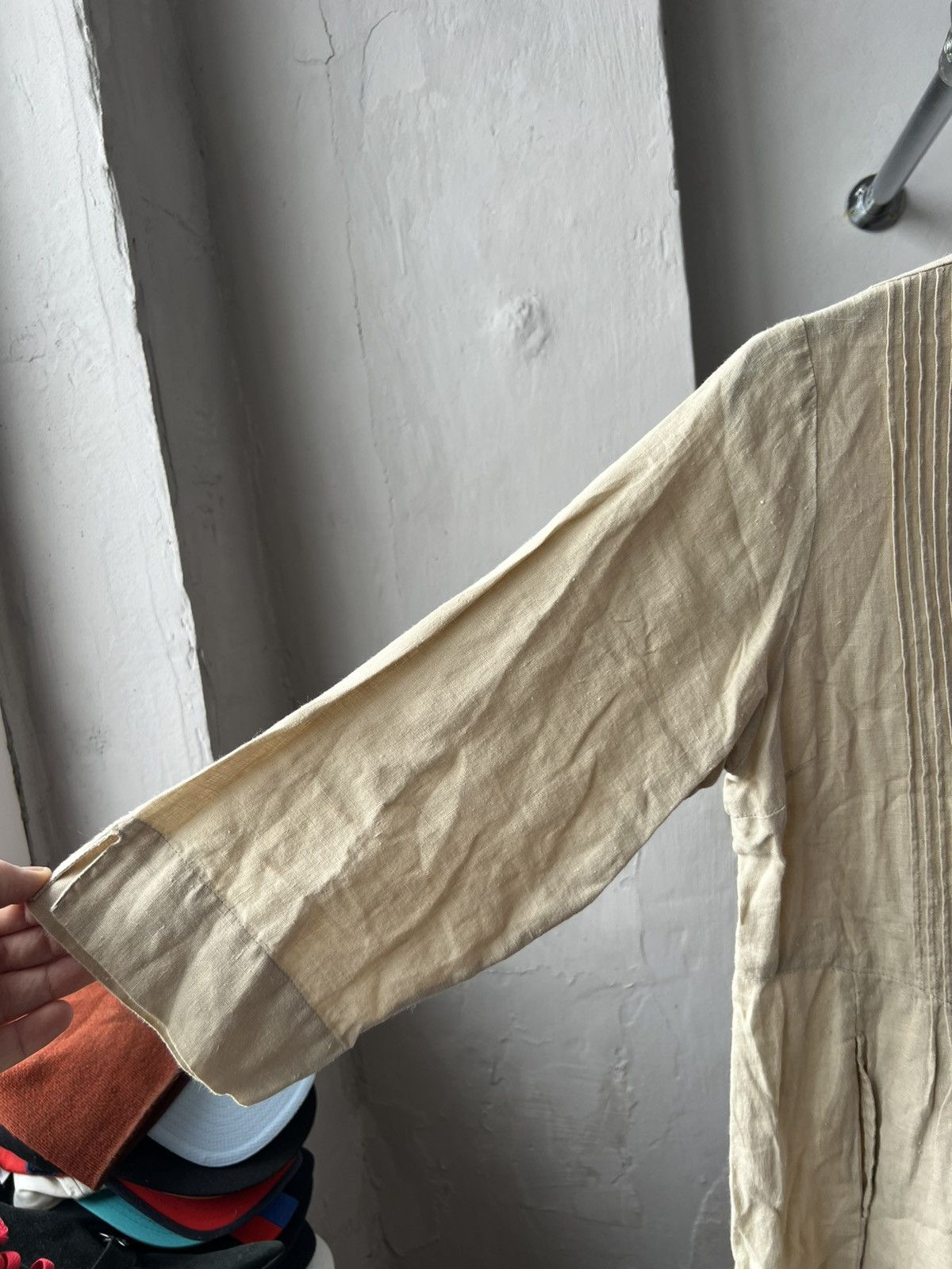 Gudrun Sjoden GUDRUN SJODEN ORGANIC LINEN DIRDNL STYLE TUNIC DRESS SIZE S Size S / US 4 / IT 40 - 8 Thumbnail