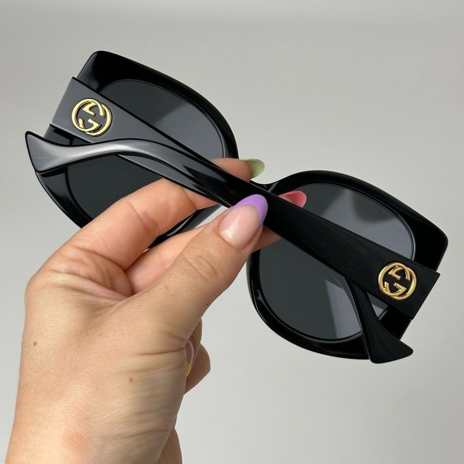 Gucci BRAND NEW GUCCI GG1257S 001 Black Grey Women Sunglasses Size ONE SIZE - 11 Thumbnail