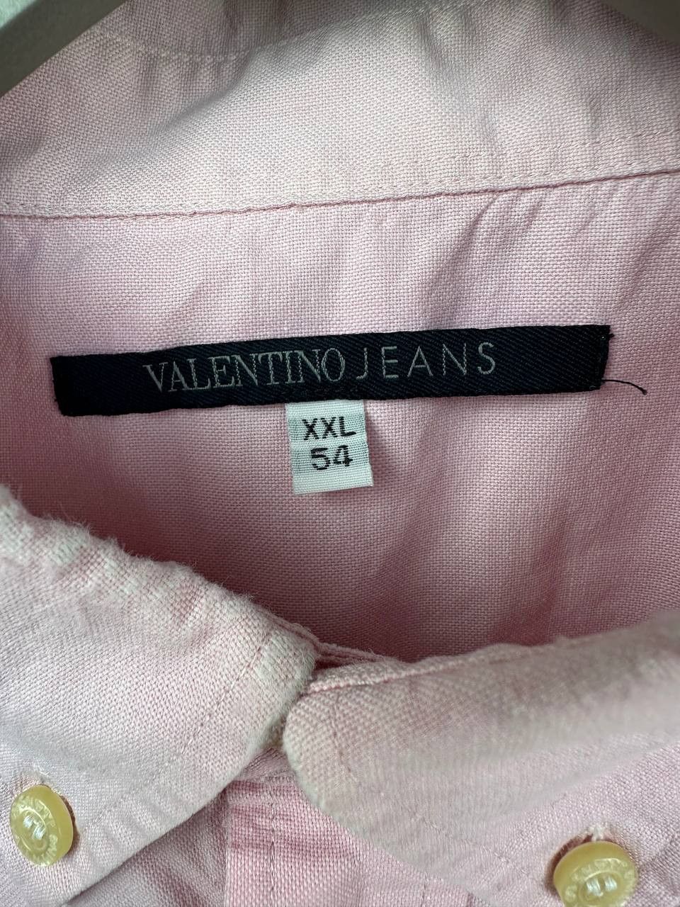 Valentino Vintage Valentino Jeans Pink Shirt Oxford Button-Down LS Size US XXL / EU 58 / 5 - 15 Thumbnail