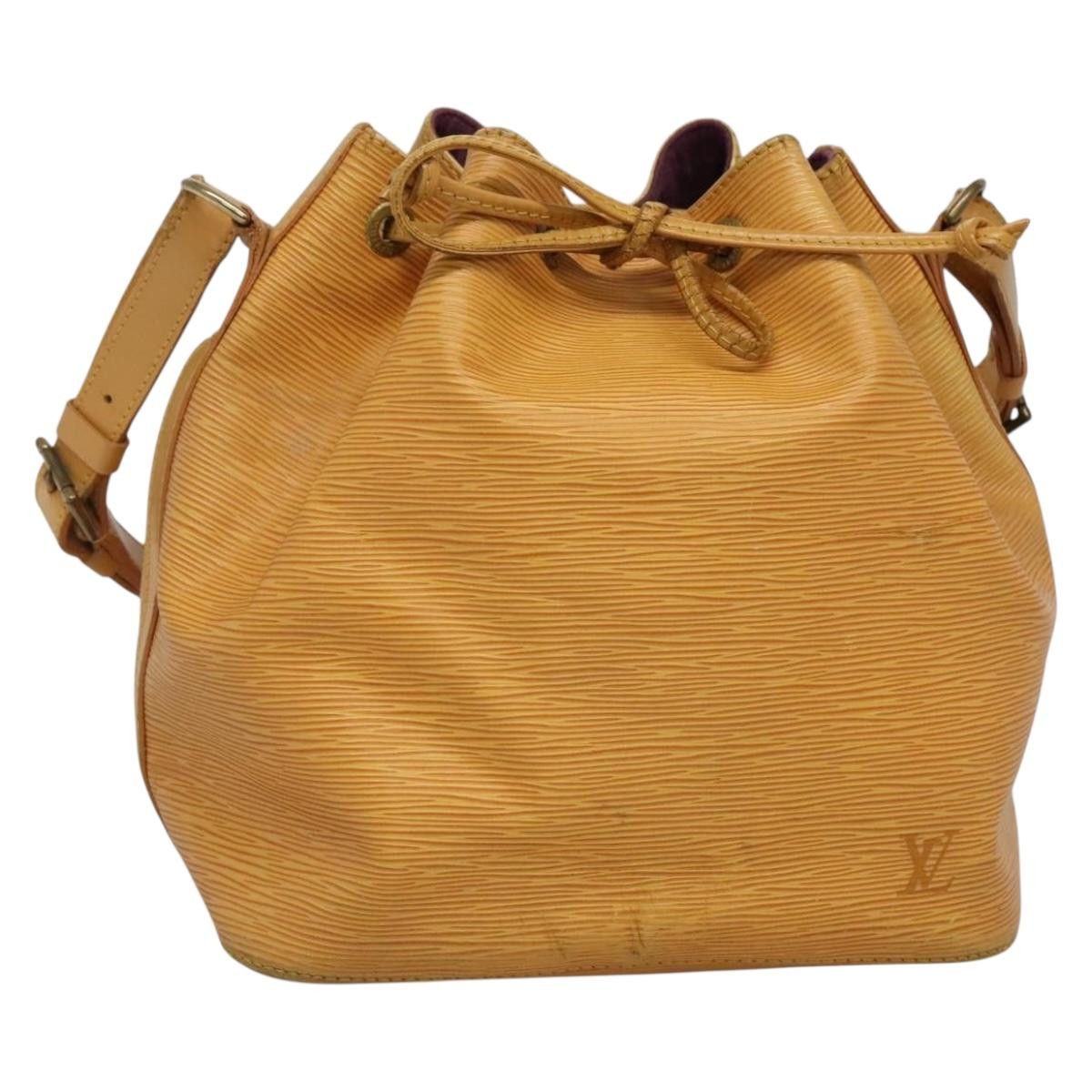 Louis Vuitton LOUIS VUITTON Epi Petit Noe Shoulder Bag Yellow M44109 Size ONE SIZE - 1 Thumbnail