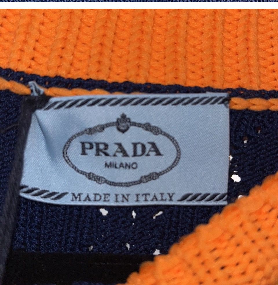 Prada Prada Argyle Stitch Sweater Size M / US 6-8 / IT 42-44 - 4 Thumbnail