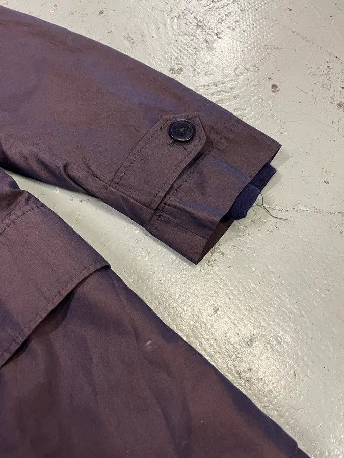 Marc Jacobs 2000s Marc Jacobs Fur Collar Purple Long Cargo Coat Size US M / EU 48-50 / 2 - 6 Thumbnail