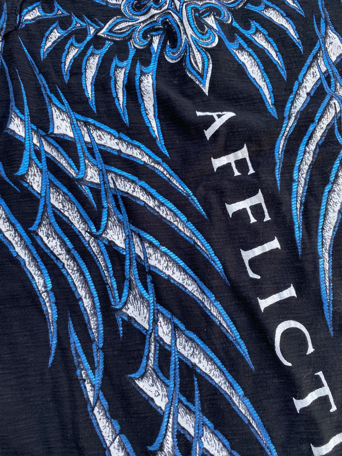 Affliction Affliction Thermal Long Sleeve Logo Spell Out Size US XL / EU 56 / 4 - 2 Thumbnail