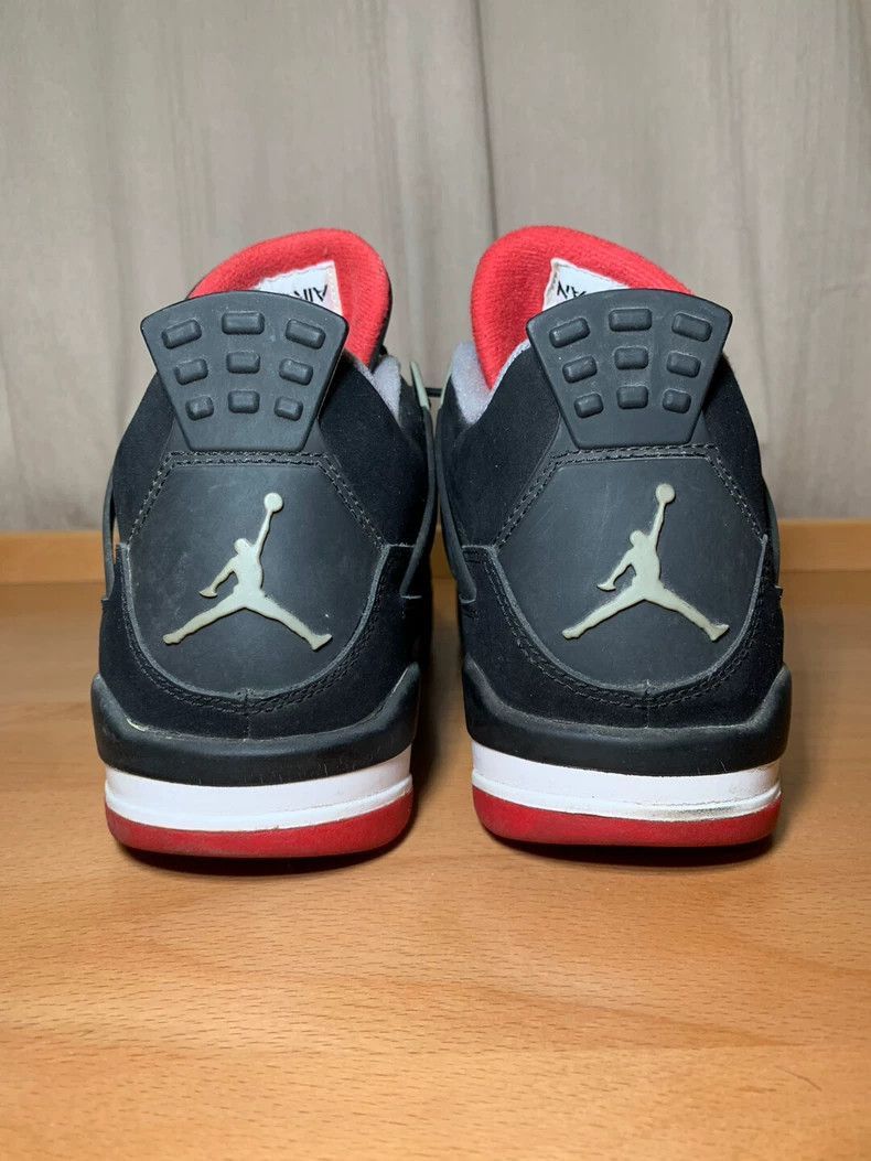 Adidas Adidas Air Jordan AJ4 Bred Basketball Shoes-2507 Size US 12 / EU 45 - 5 Thumbnail