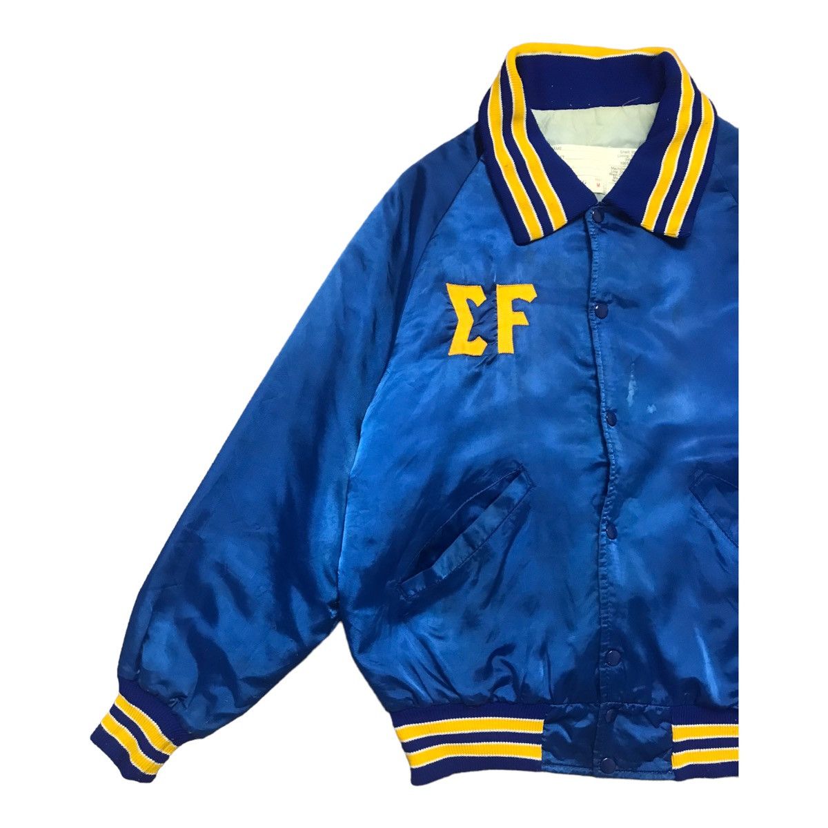 Delong × Vintage Delong Varsity Embroidered Nylon Jacket Size US M / EU 48-50 / 2 - 4 Thumbnail
