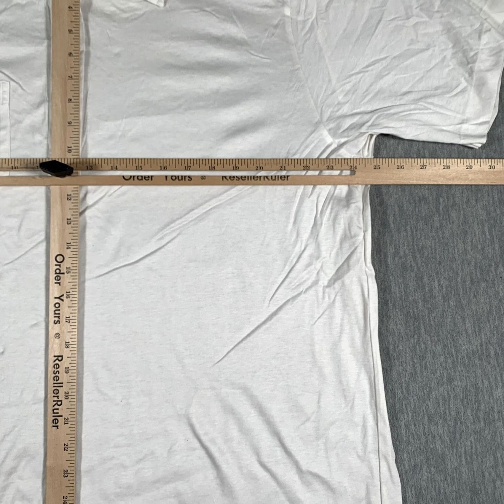 Vintage Bullock & Jones Polo Shirt Mens 2XL White Cotton Pocket Short Sleeve Casual Size US XXL / EU 58 / 5 - 7 Thumbnail