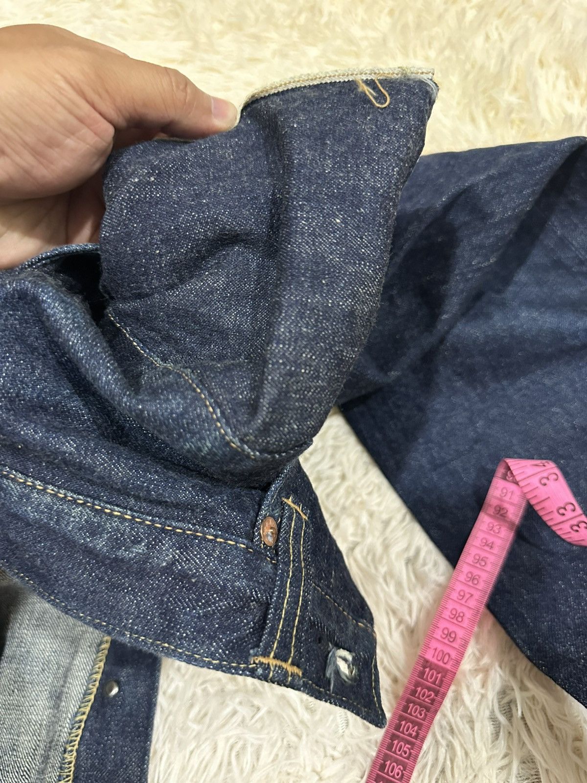Warehouse & Co. Vintage Warehouse & Co Selvedge Buckle Back Size US 30 / EU 46 - 17 Thumbnail