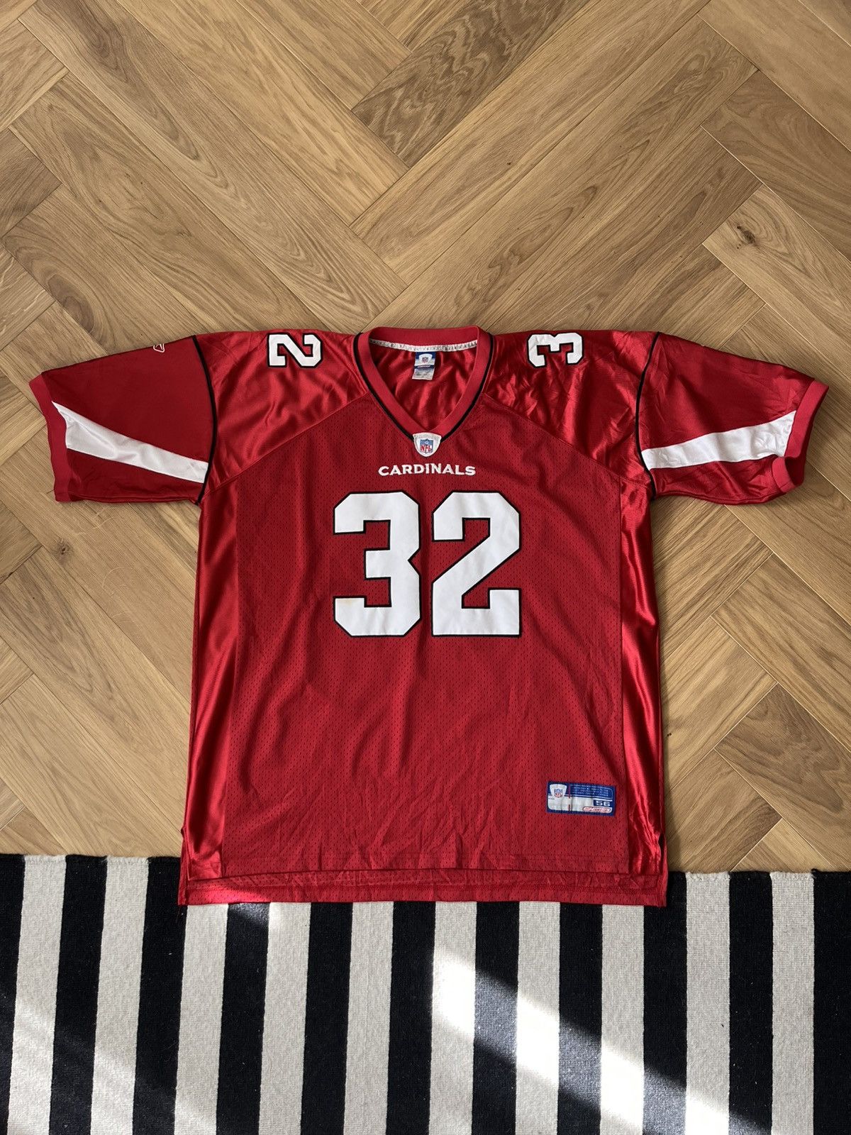 Reebok Arizona Cardinals #32 Edgerrin James Reebok Jersey – Size 56 Size US XXL / EU 58 / 5 - 1 Thumbnail