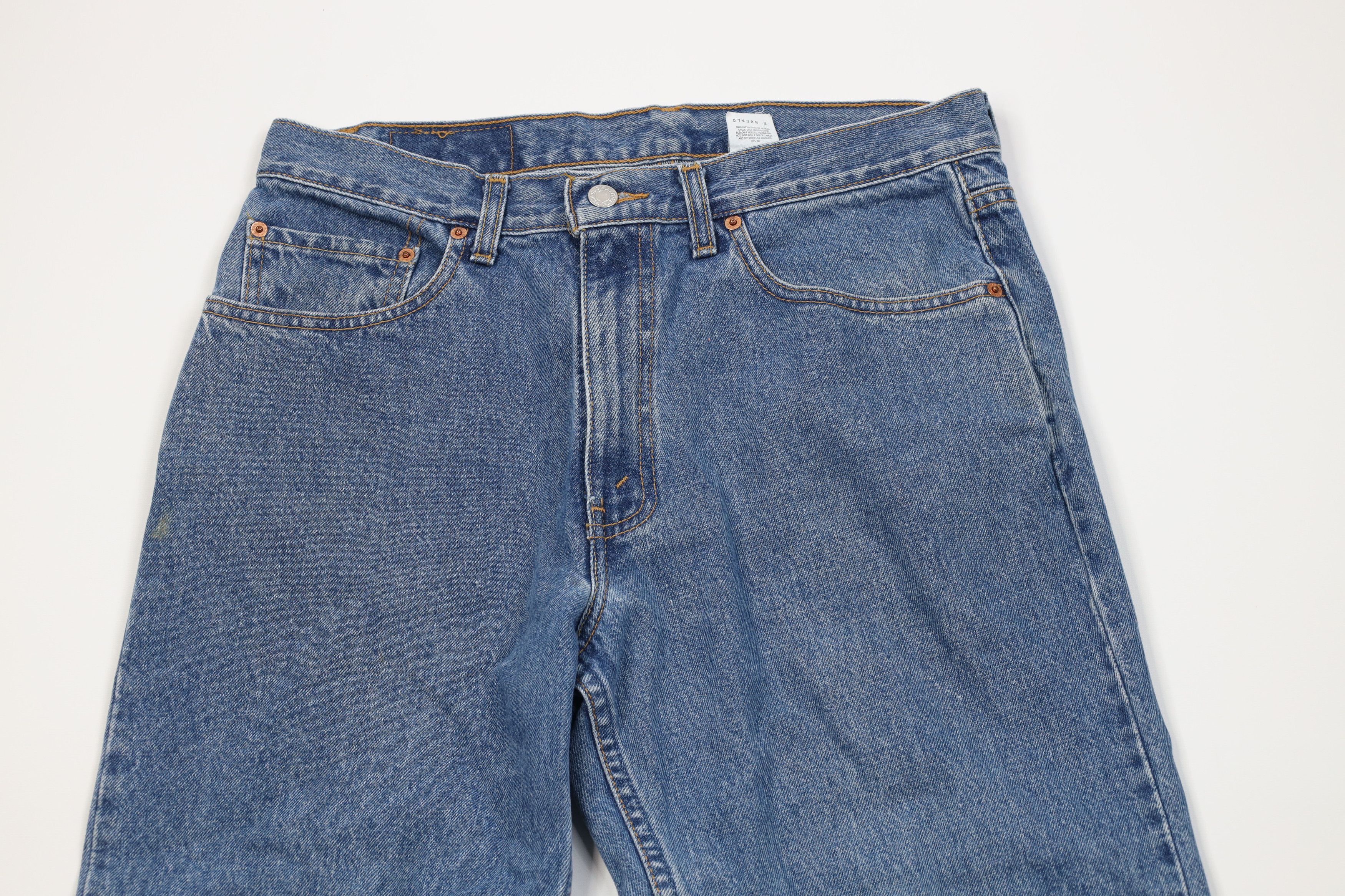 Levi's Vintage Y2K 2002 Levis 550 Fit Denim Jeans Blue Cotton Size US 34 / EU 50 - 2 Thumbnail