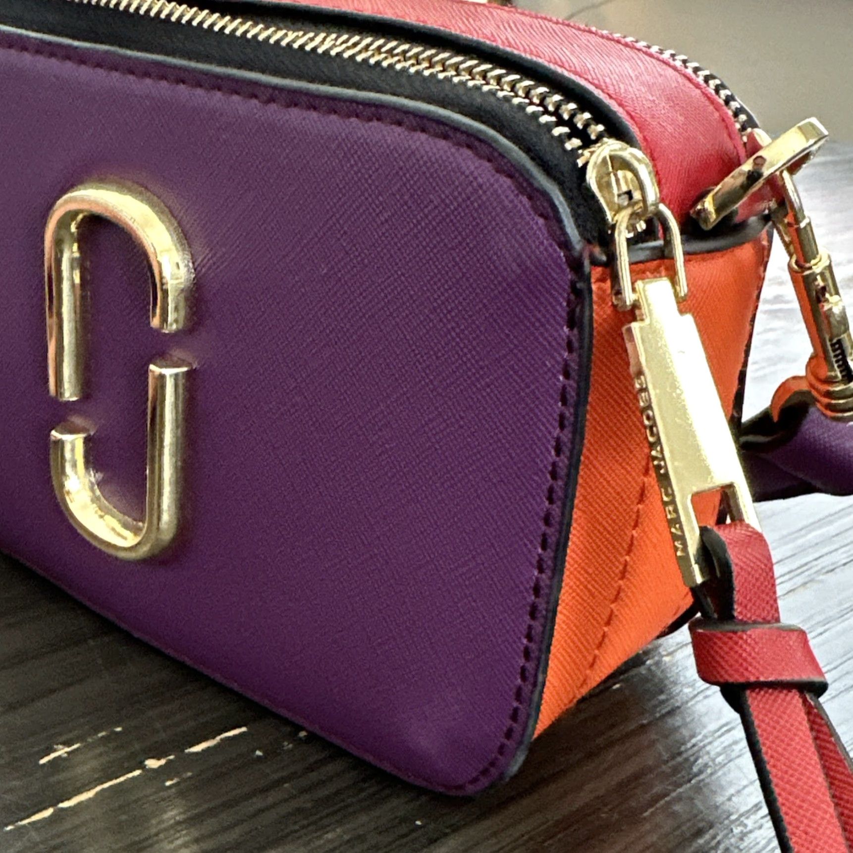 Marc Jacobs MARC JACOBS Medium Multicolor Limited Edition Snapshot Bag - Casual Travel Style - Women’s Size ONE SIZE - 6 Thumbnail