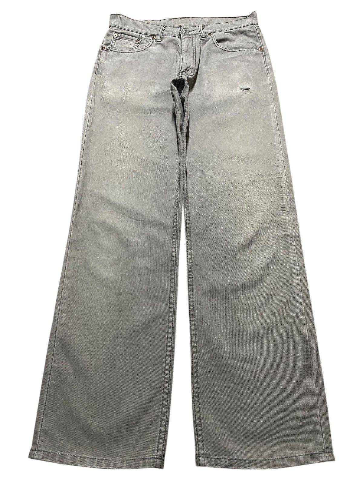 Levi's Vintage Levis 702 Y2K Distressed Loose Jeans Size US 31 - 1 Thumbnail