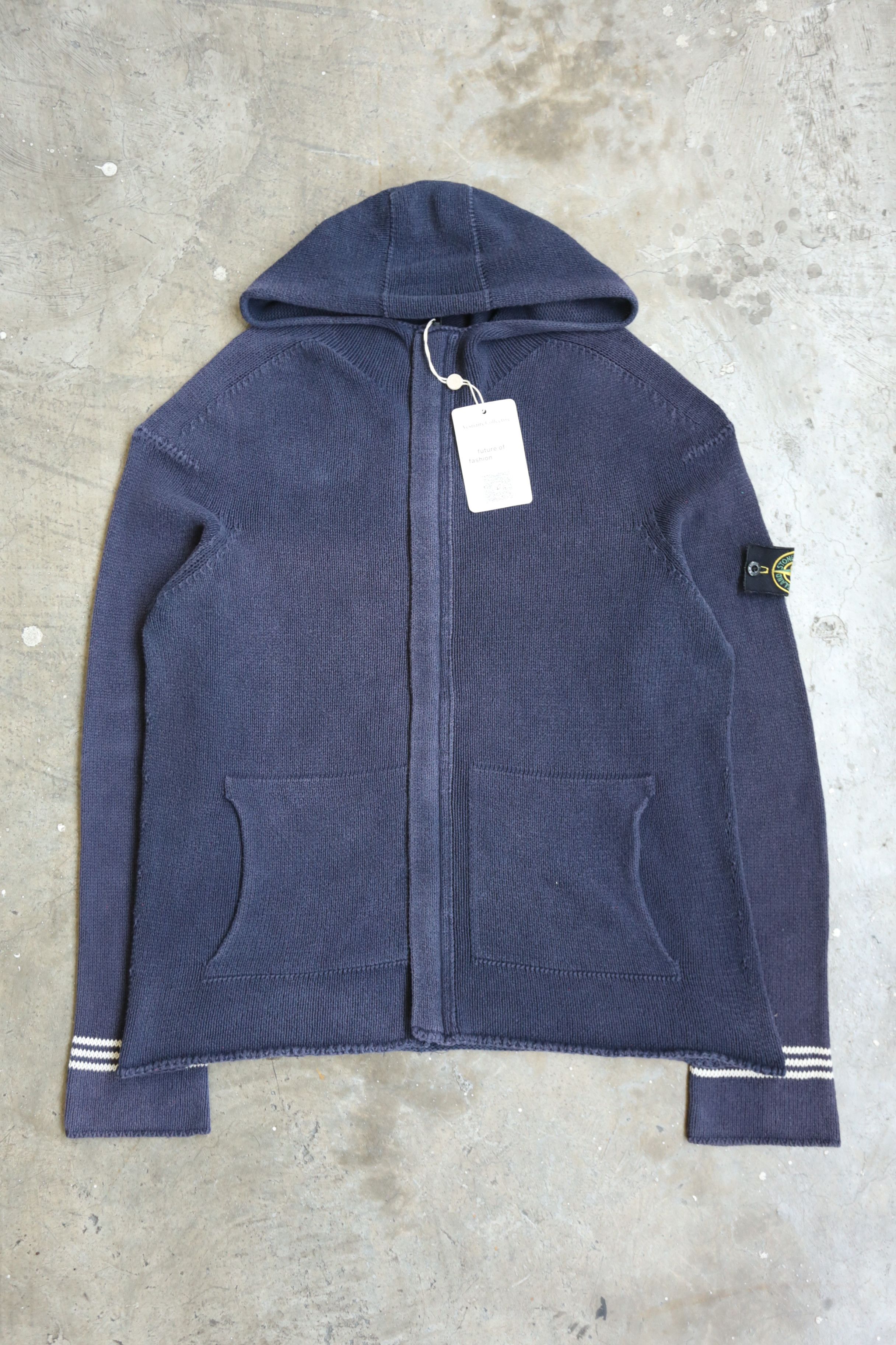 Stone Island Stone Island - Vintage - Zip Knit Jacket Size US L / EU 52-54 / 3 - 1 Thumbnail
