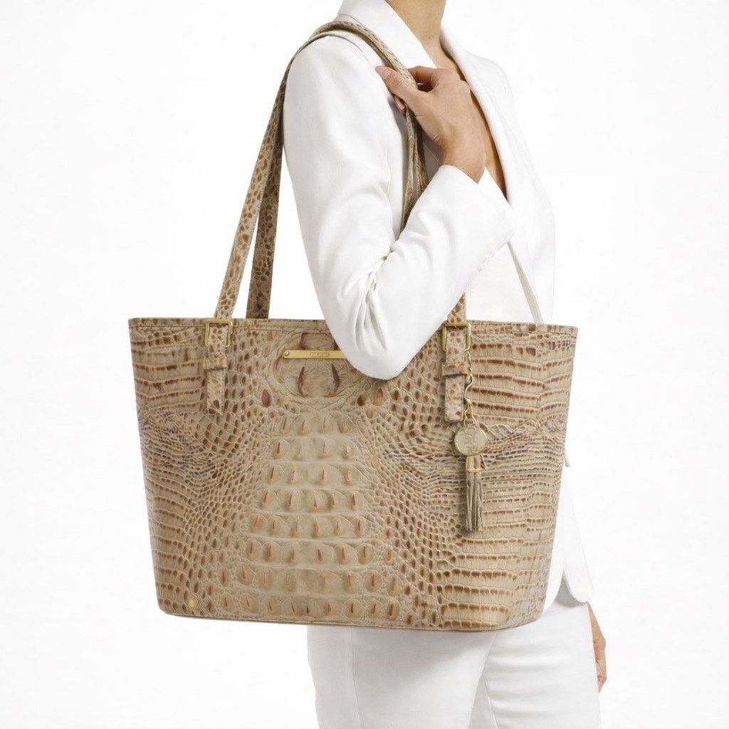 BRAHMIN Brahmin Medium Asher Melbourne Tote Bag Shoulder Bag Size ONE SIZE - 1 Thumbnail