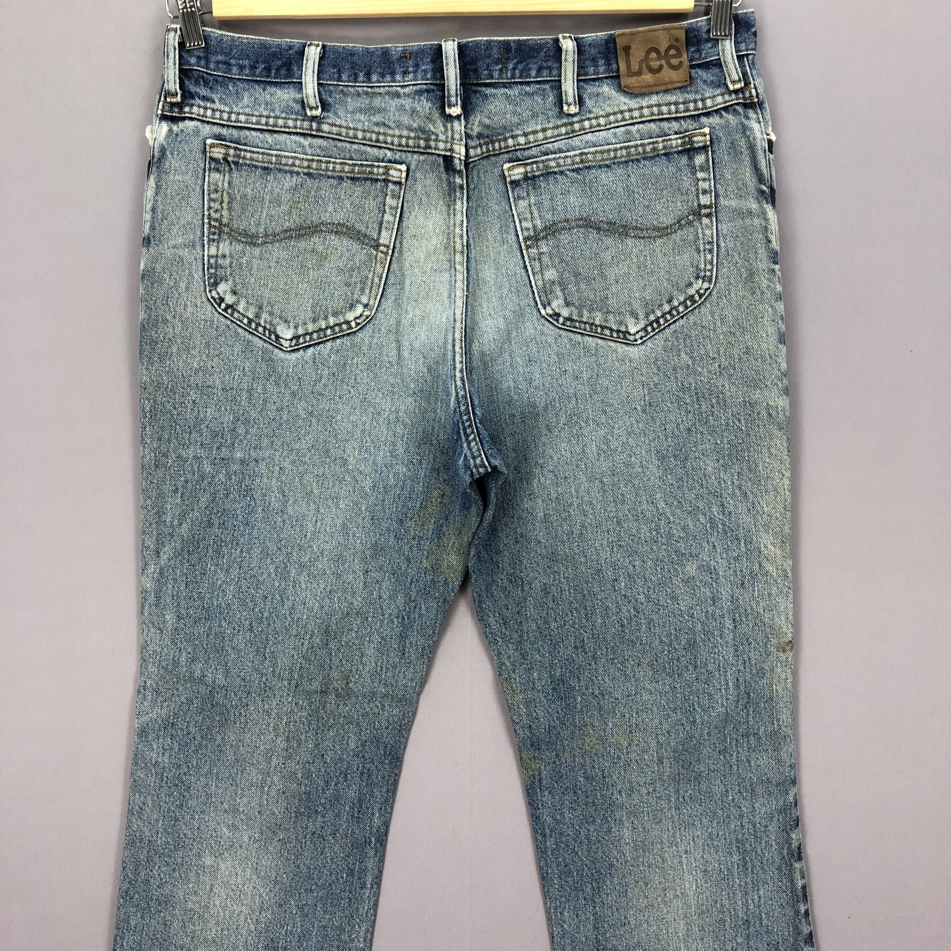 Lee Vintage Y2K Lee Stonewash Jeans Lee Cowboys Faded Denim Size US 38 / EU 54 - 4 Thumbnail
