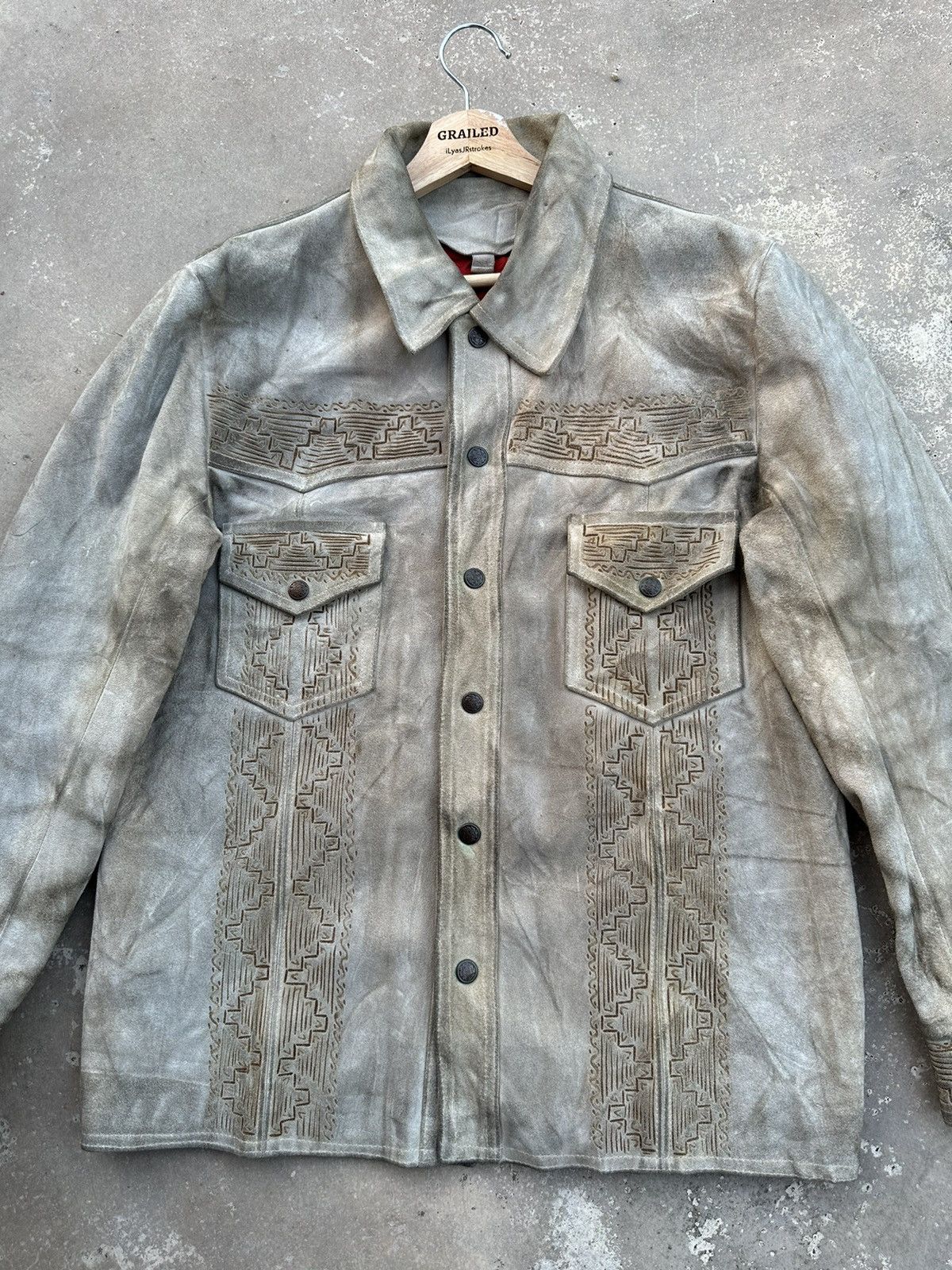 Leather 60’s Vintage Horse Suede Leather American Heritage Jacket Size US M / EU 48-50 / 2 - 4 Thumbnail