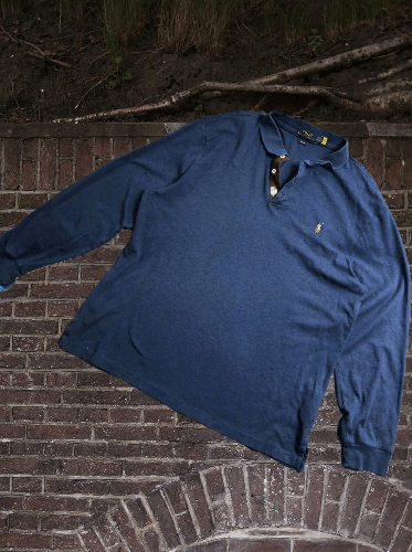 Polo Ralph Lauren × Ralph Lauren Y2K Polo Ralph Lauren Rugby Crewneck Longsleeve Polo Size US XXL / EU 58 / 5 - 1 Thumbnail