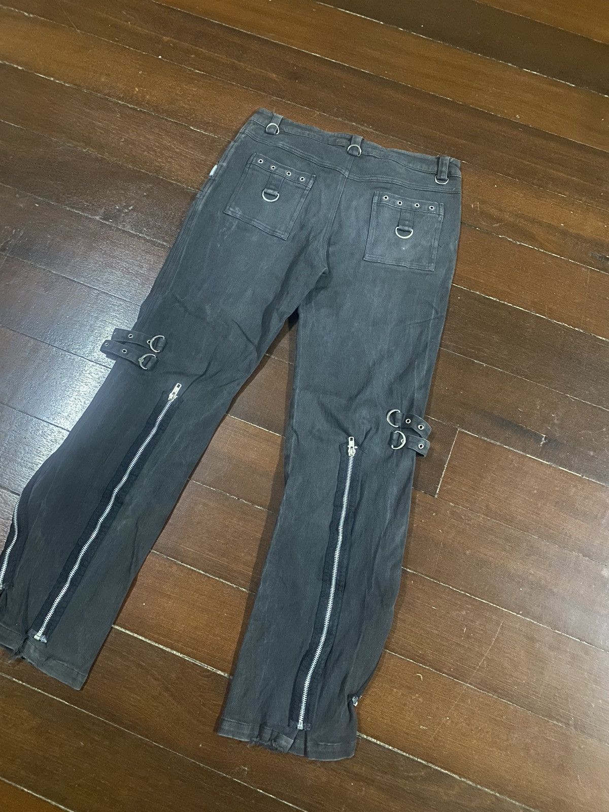 Hysteric Glamour rare punk rave zipper studded punk design Size US 31 - 10 Thumbnail