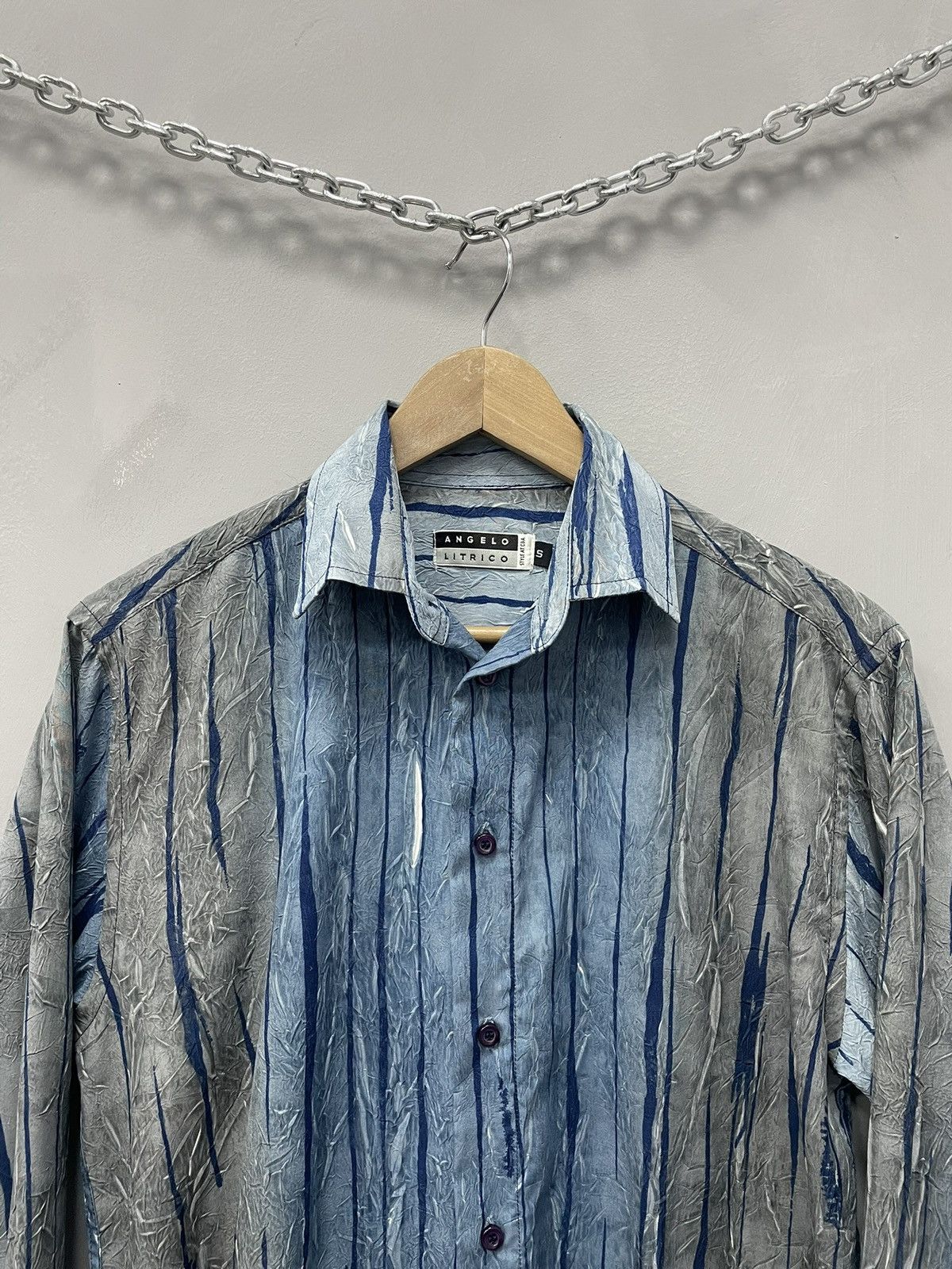 Issey Miyake × Vintage ASYMMETRIC shirt button up ISSEY STYLE JAPAN BRAND Y2K Size US S / EU 44-46 / 1 - 4 Thumbnail