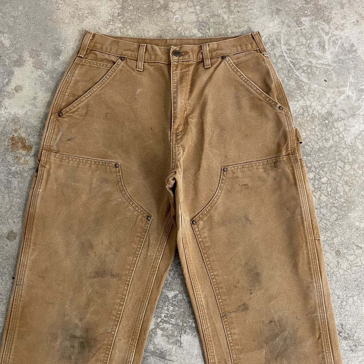 Carhartt Vintage Carhartt Double Knee Tan Dirty Carpenter Pants Size US 30 / EU 46 - 4 Thumbnail