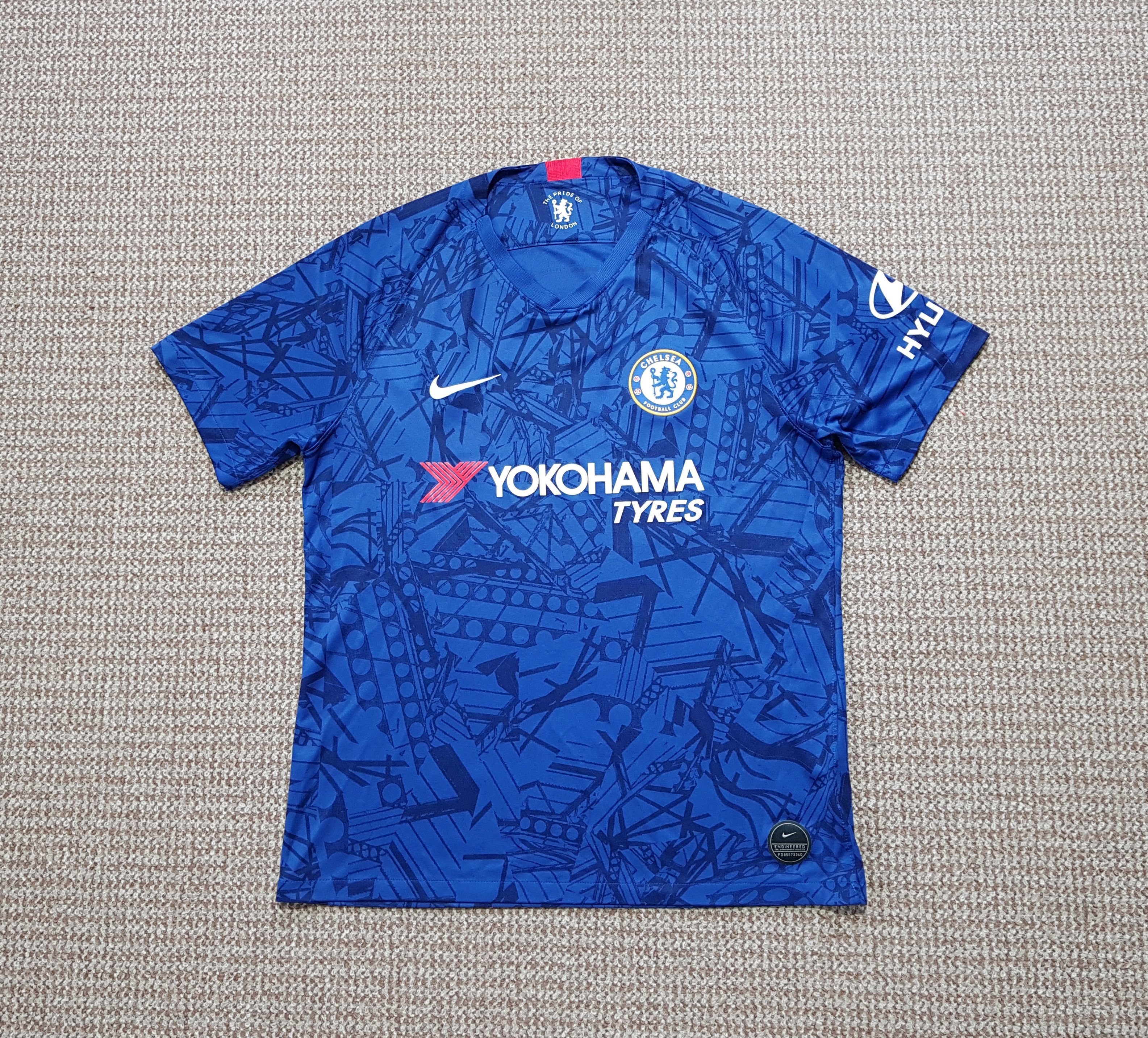 Nike Chelsea FC 2019/20 Nike Home Soccer Jersey Football Shirt L Size US L / EU 52-54 / 3 - 1 Thumbnail