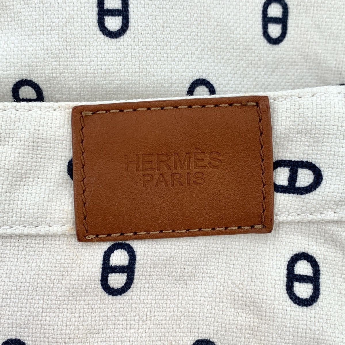 Hermes Hermes 23 collection white pig-nose printed denim skirt Size 26" / US 2 / IT 38 - 6 Thumbnail