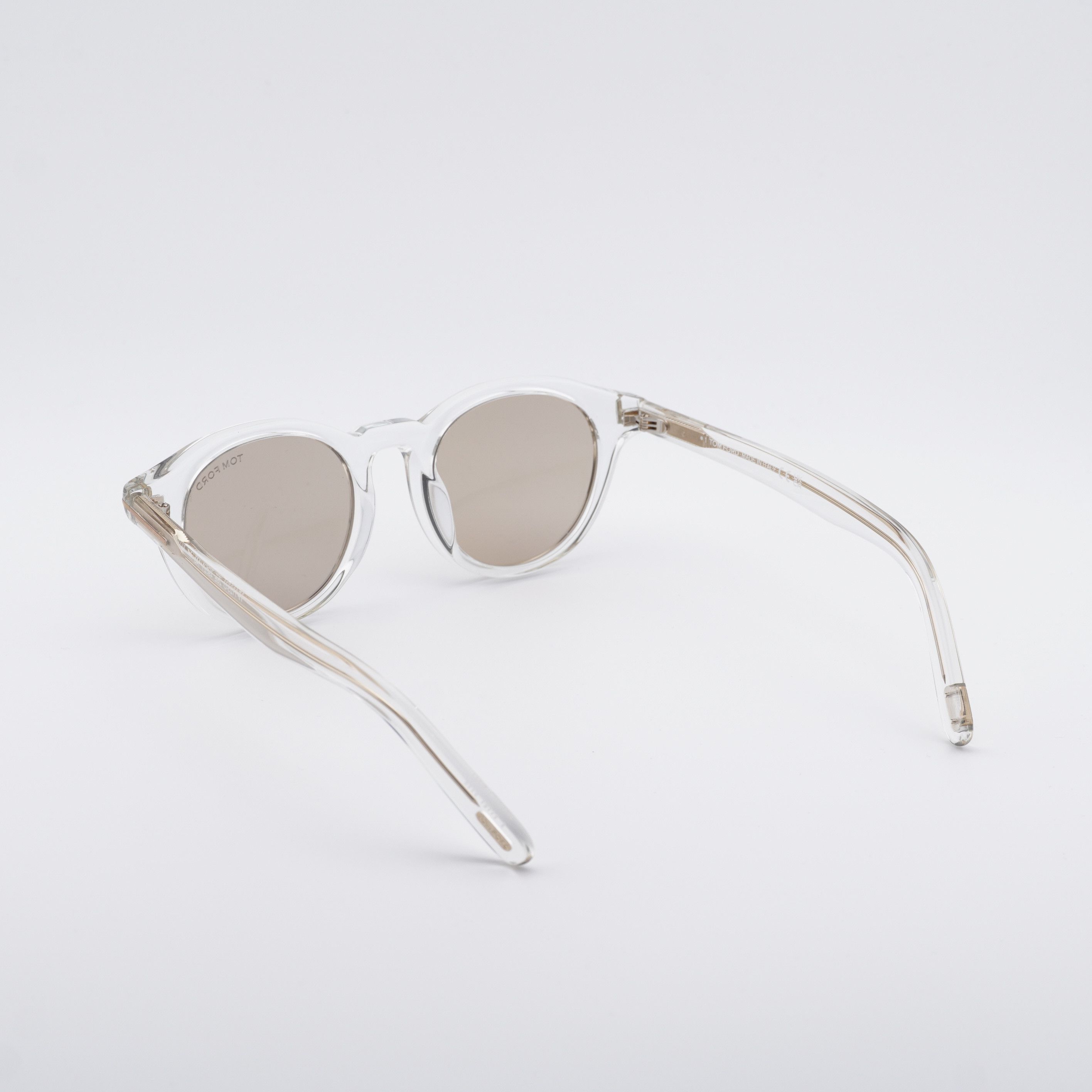 Tom Ford Tom Ford FT1123-D 26E Sunglasses Crystal Round Frame Size ONE SIZE - 3 Thumbnail