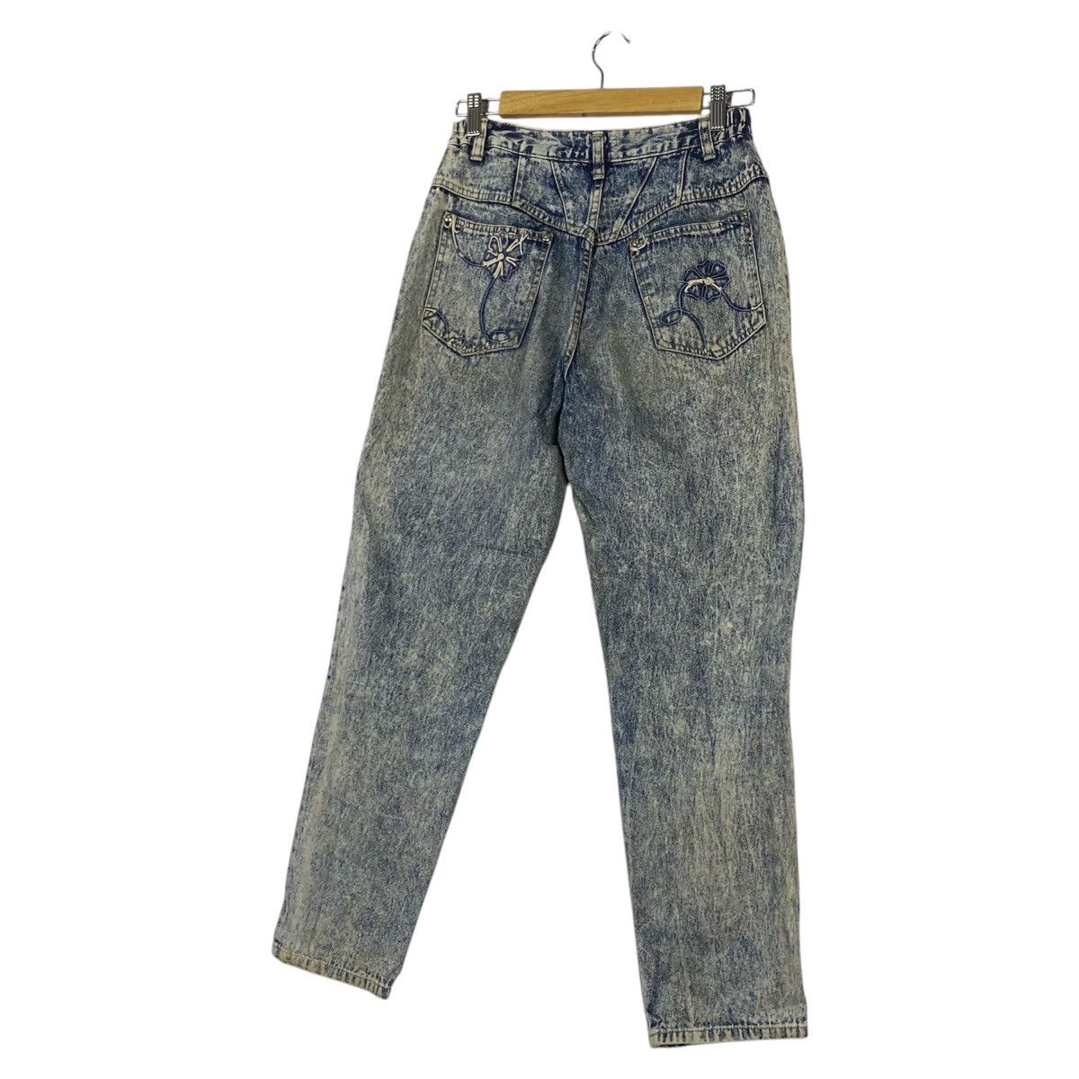 Designer × Vintage Vintage jeans beautiful floral made in china very rare Size 26" / US 2 / IT 38 - 7 Thumbnail