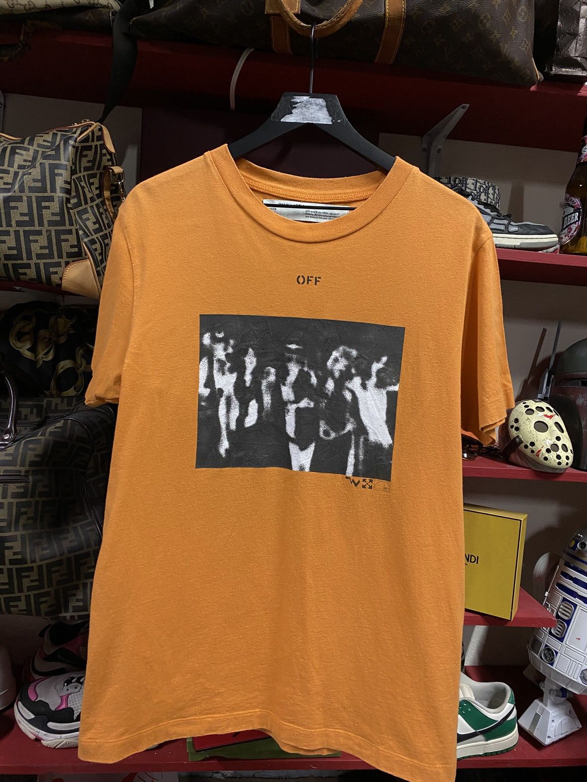 Off-White Virgil Abloh Spray Arrows Tee Shirt Medium